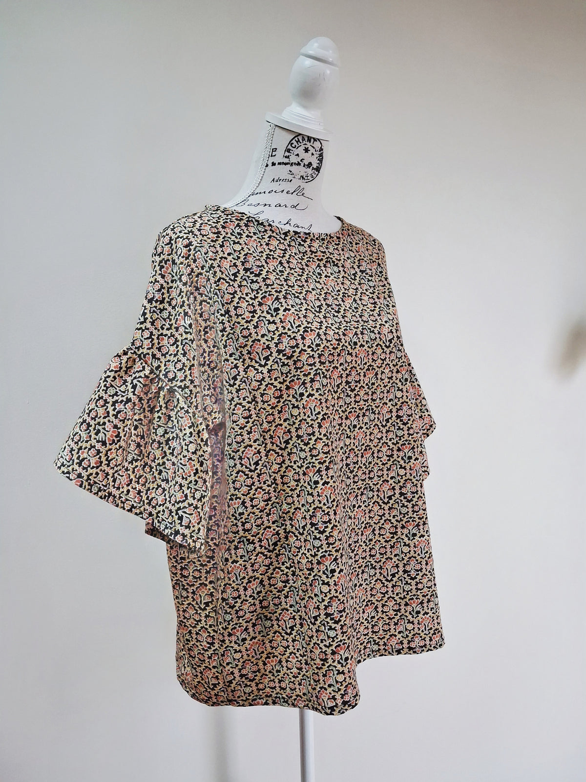Vintage kimono silk top