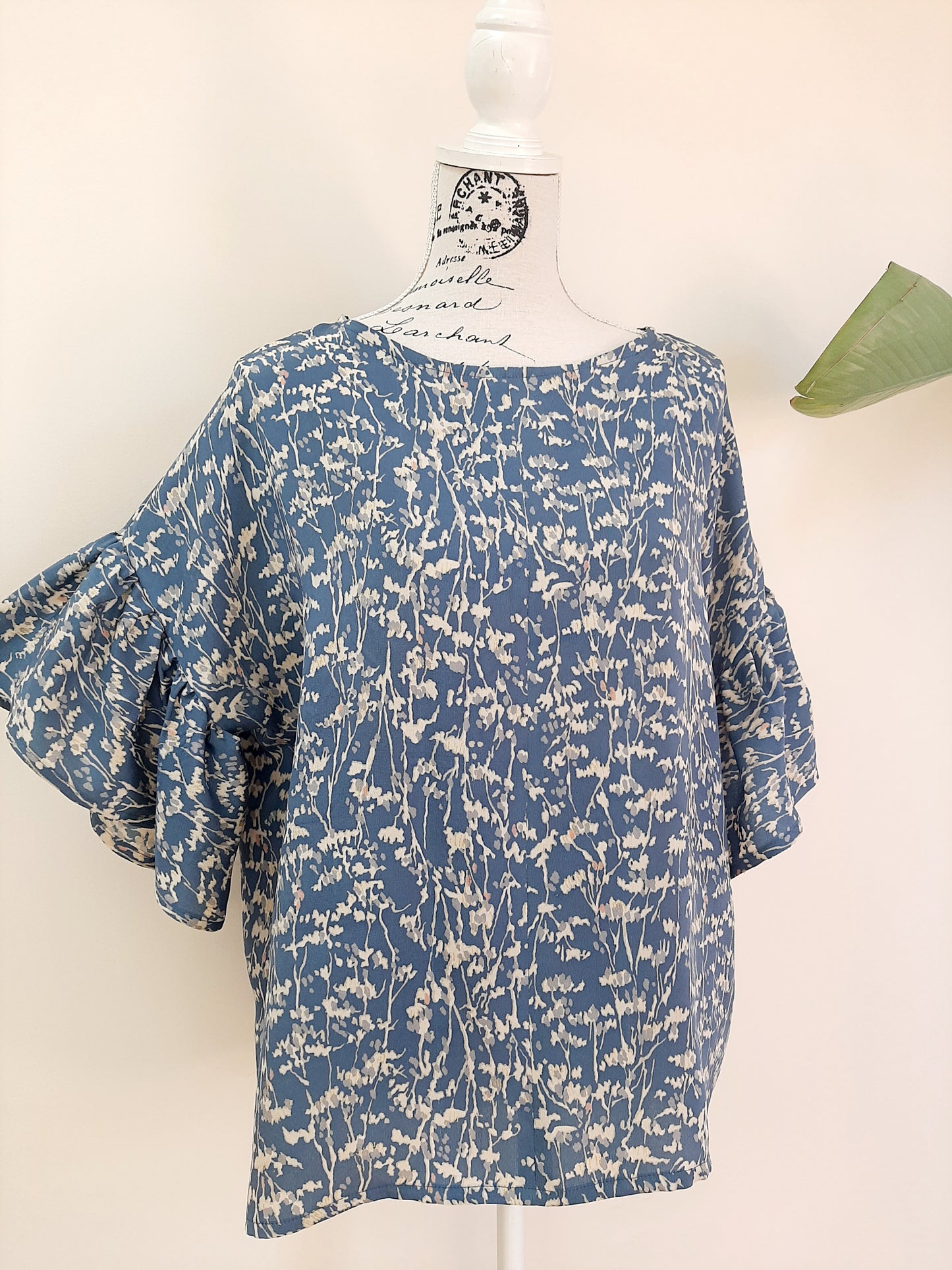 Vintage kimono silk top