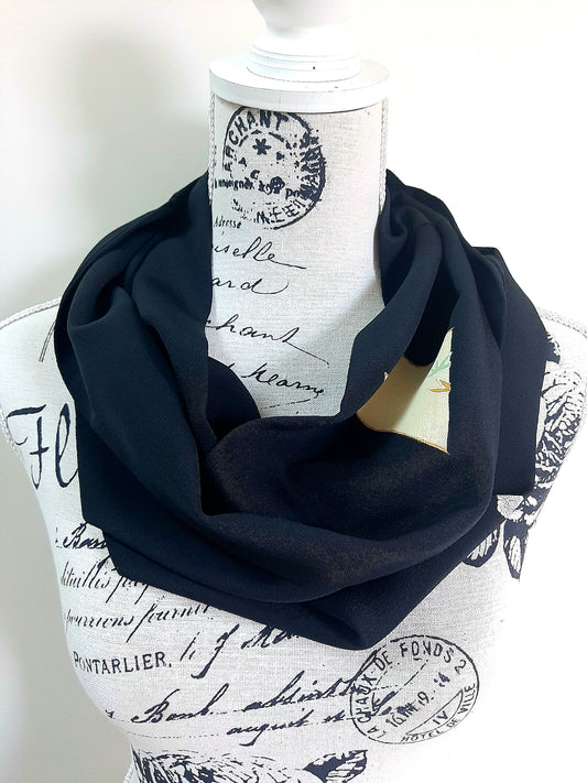 Vintage kimono silk snood