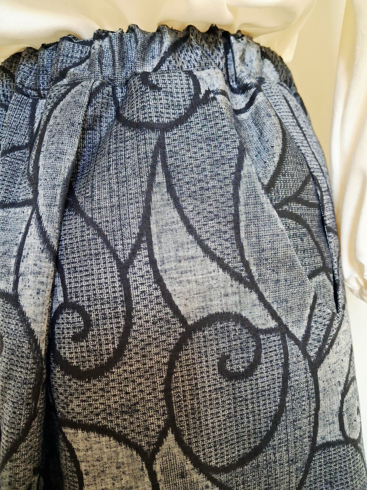 Vintage Kimono Wide Pants