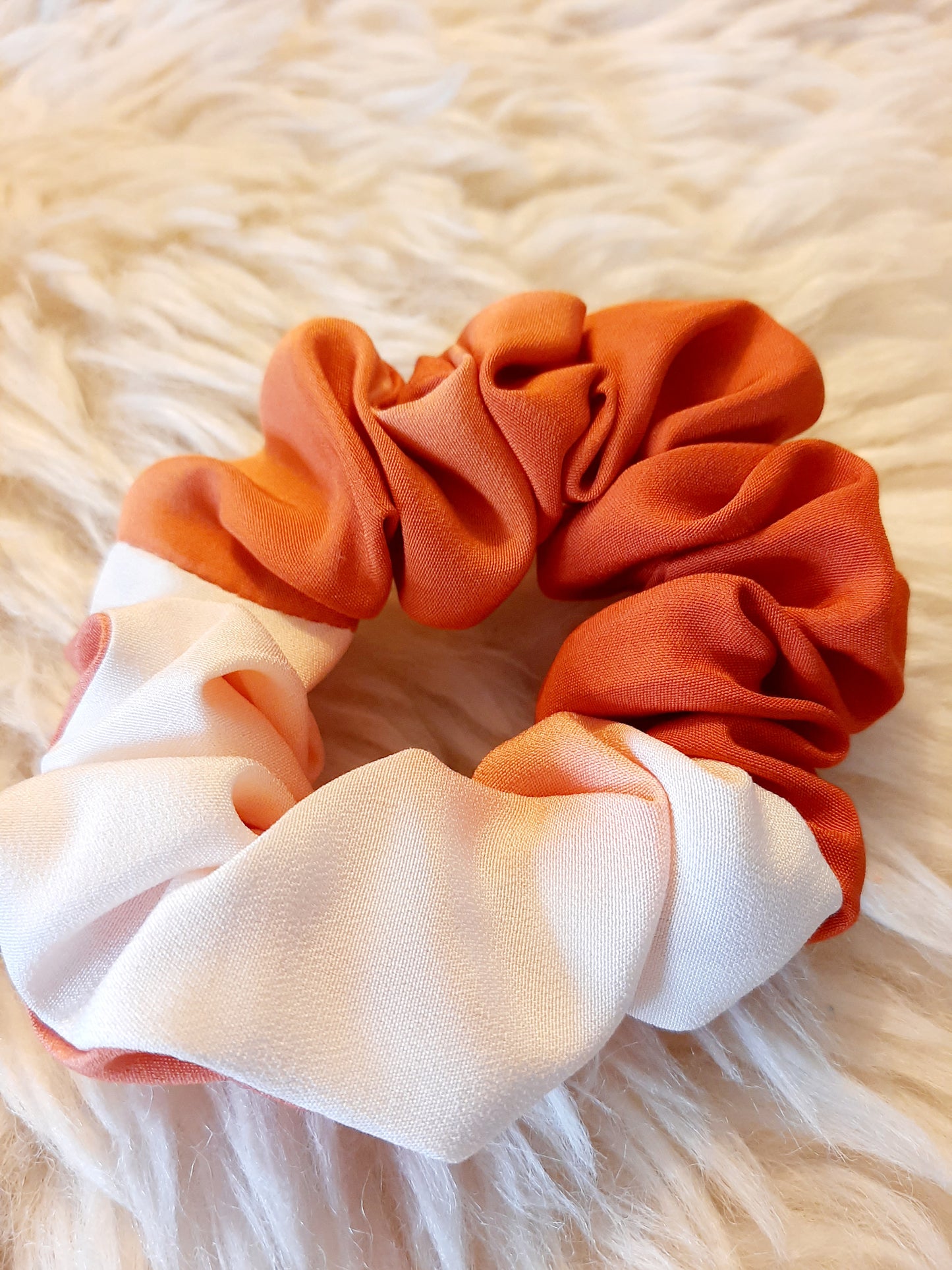 Vintage kimono silk scrunchies