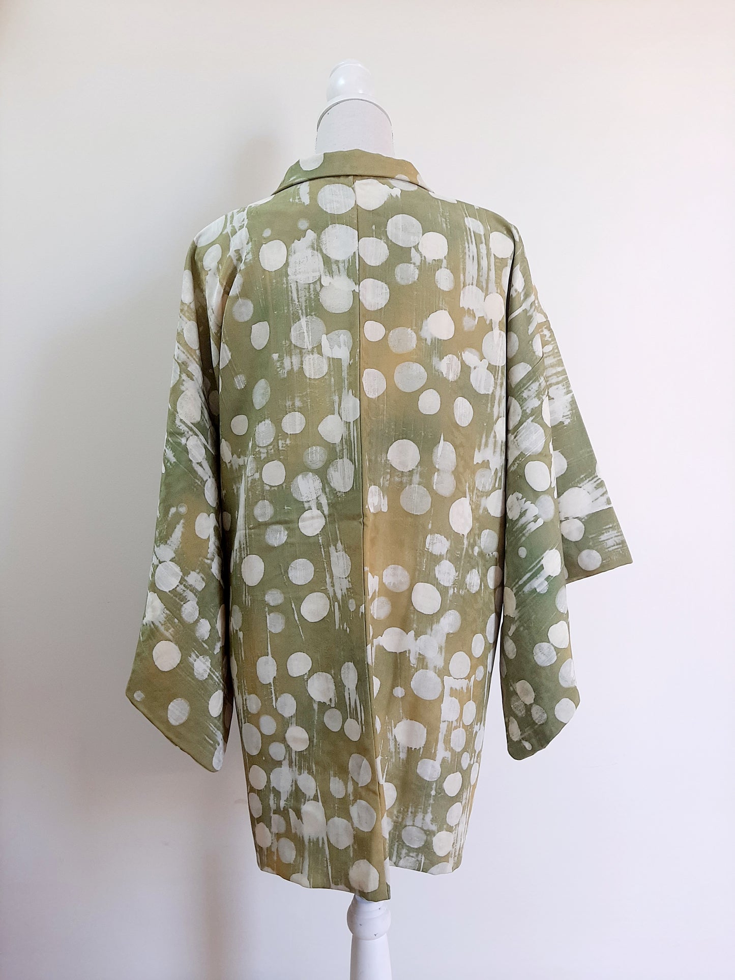 Japanese Vintage Silk Haori, Kimono jacket 017