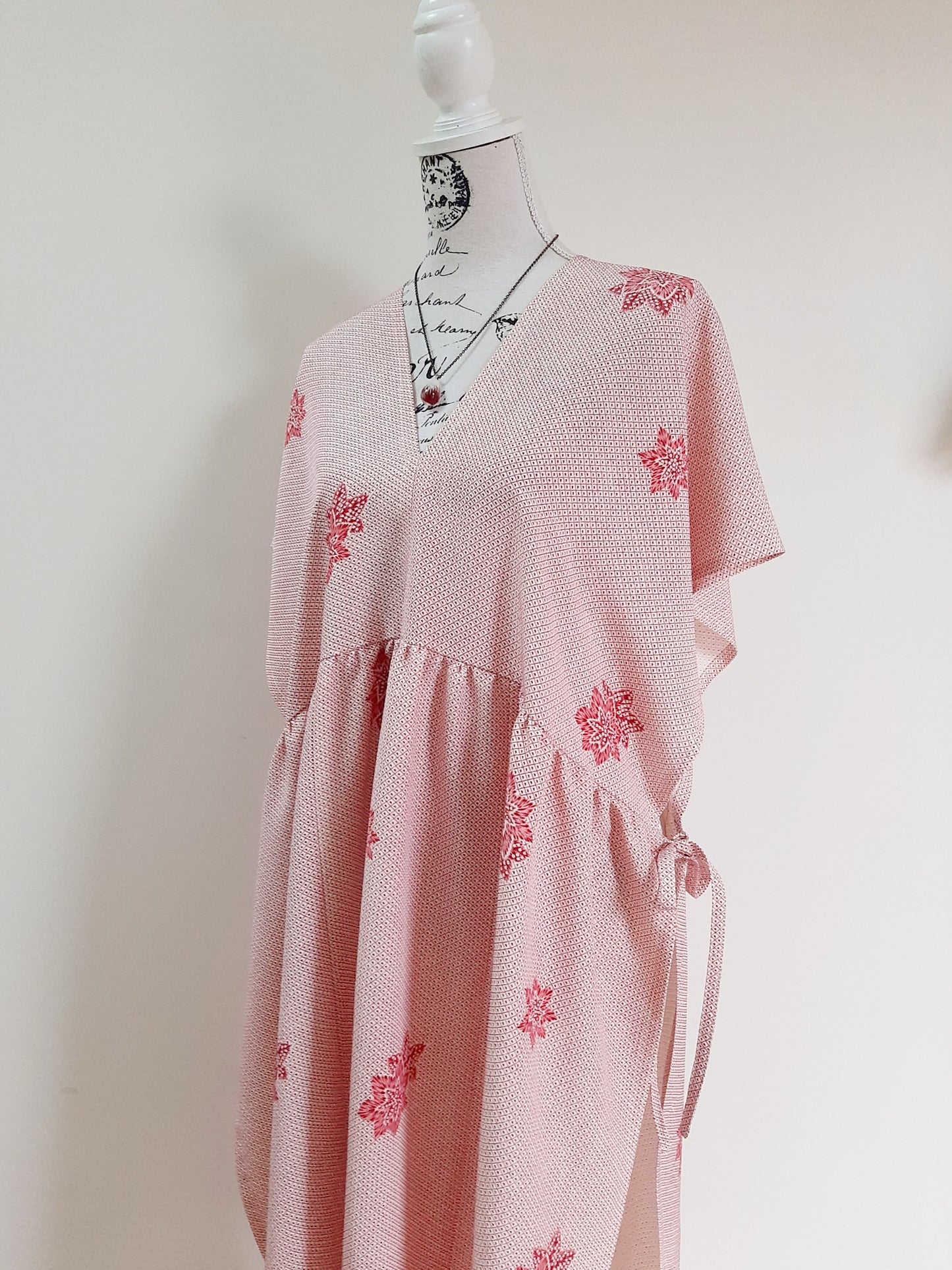 Vintage kimono silk dress