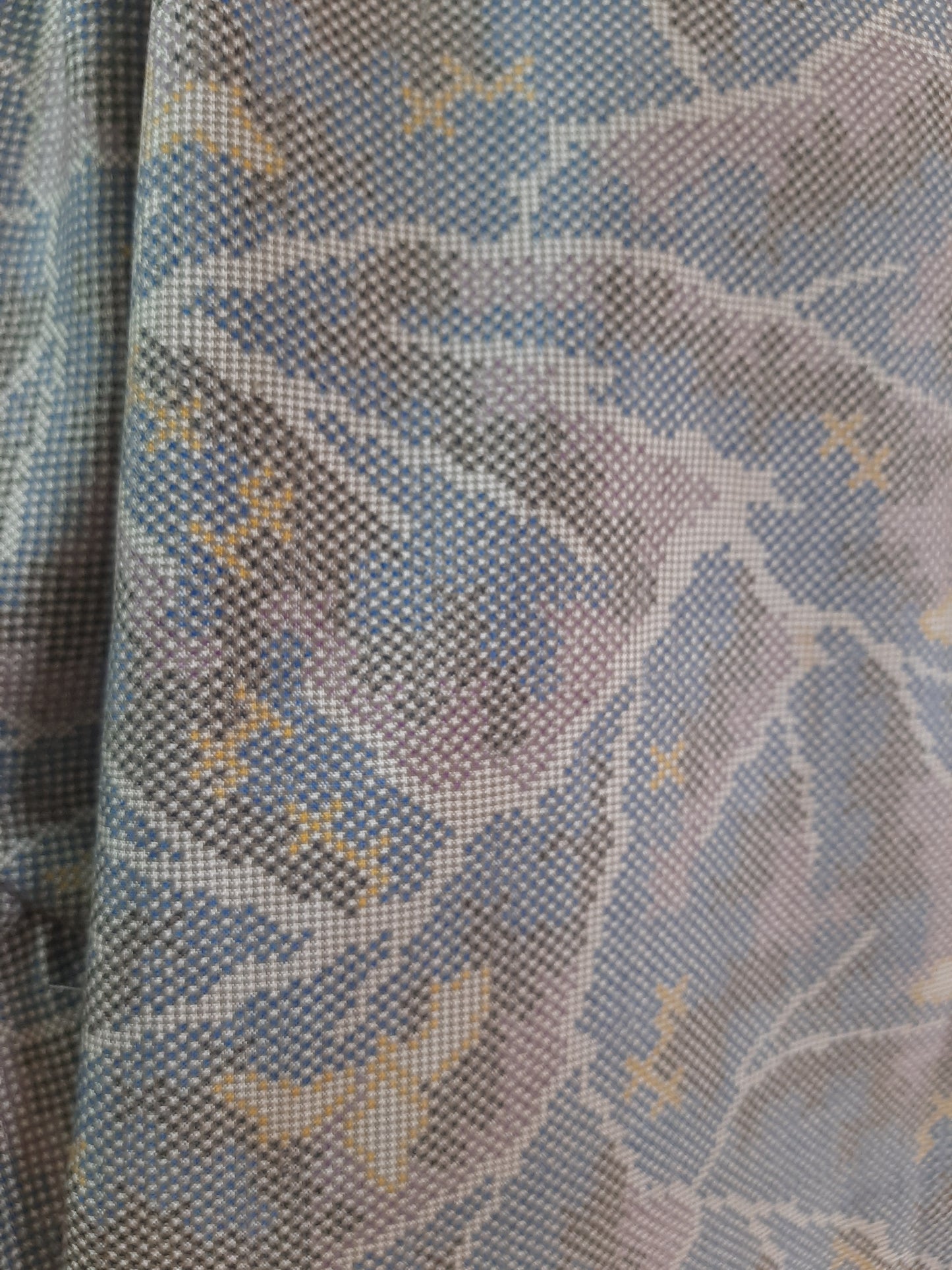 Vintage kimono silk top