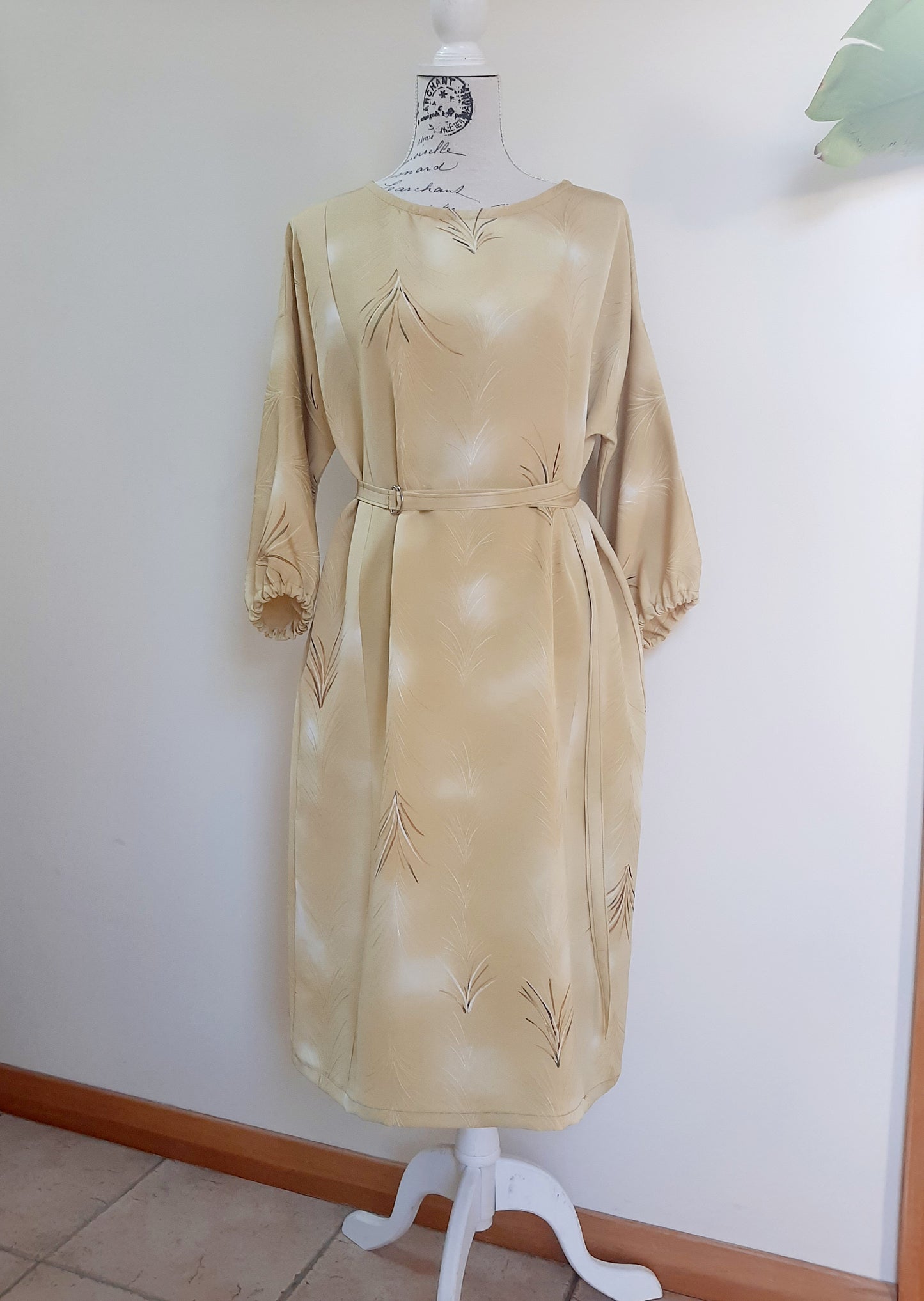 Vintage kimono silk dress