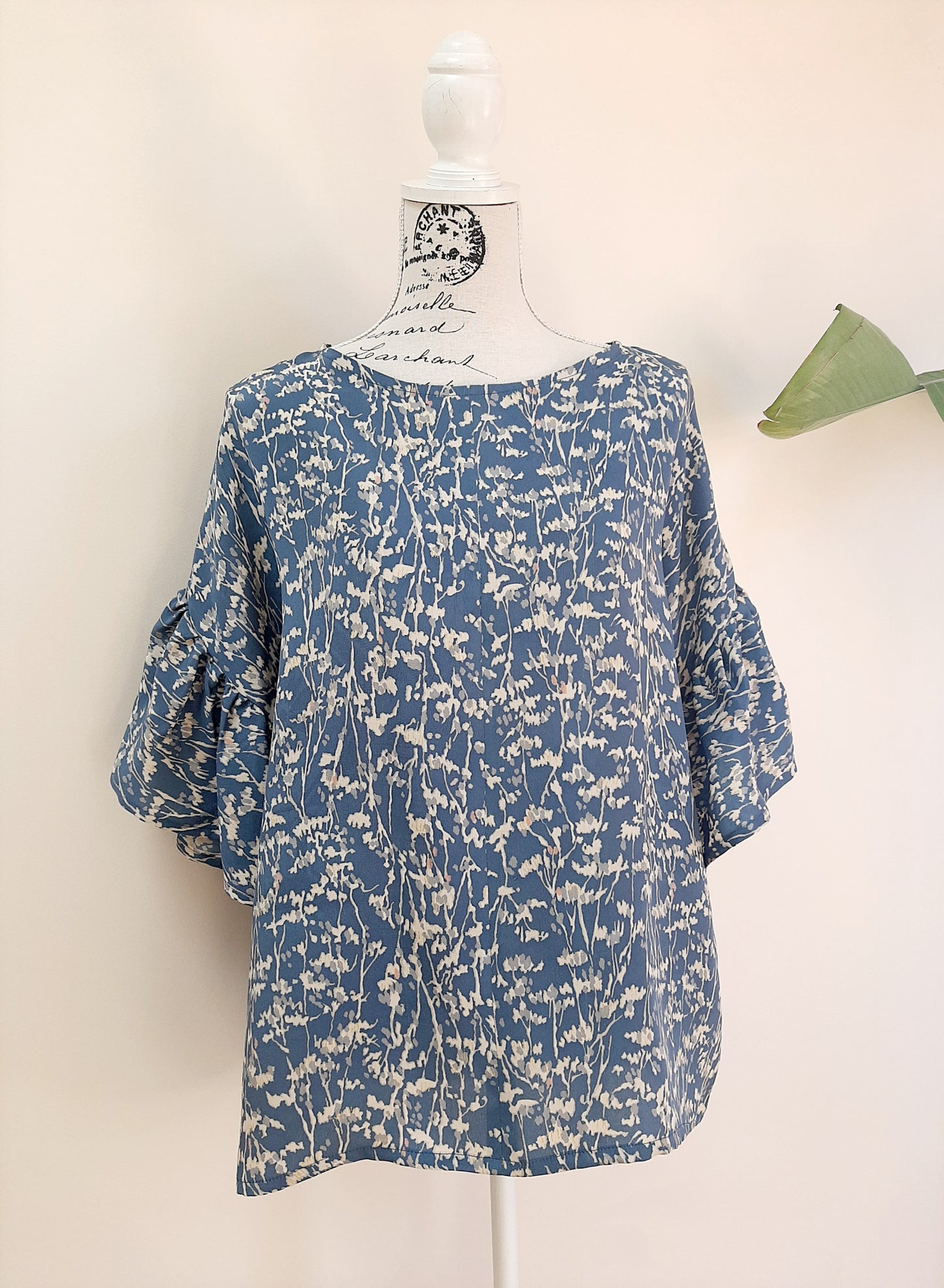 Vintage kimono silk top