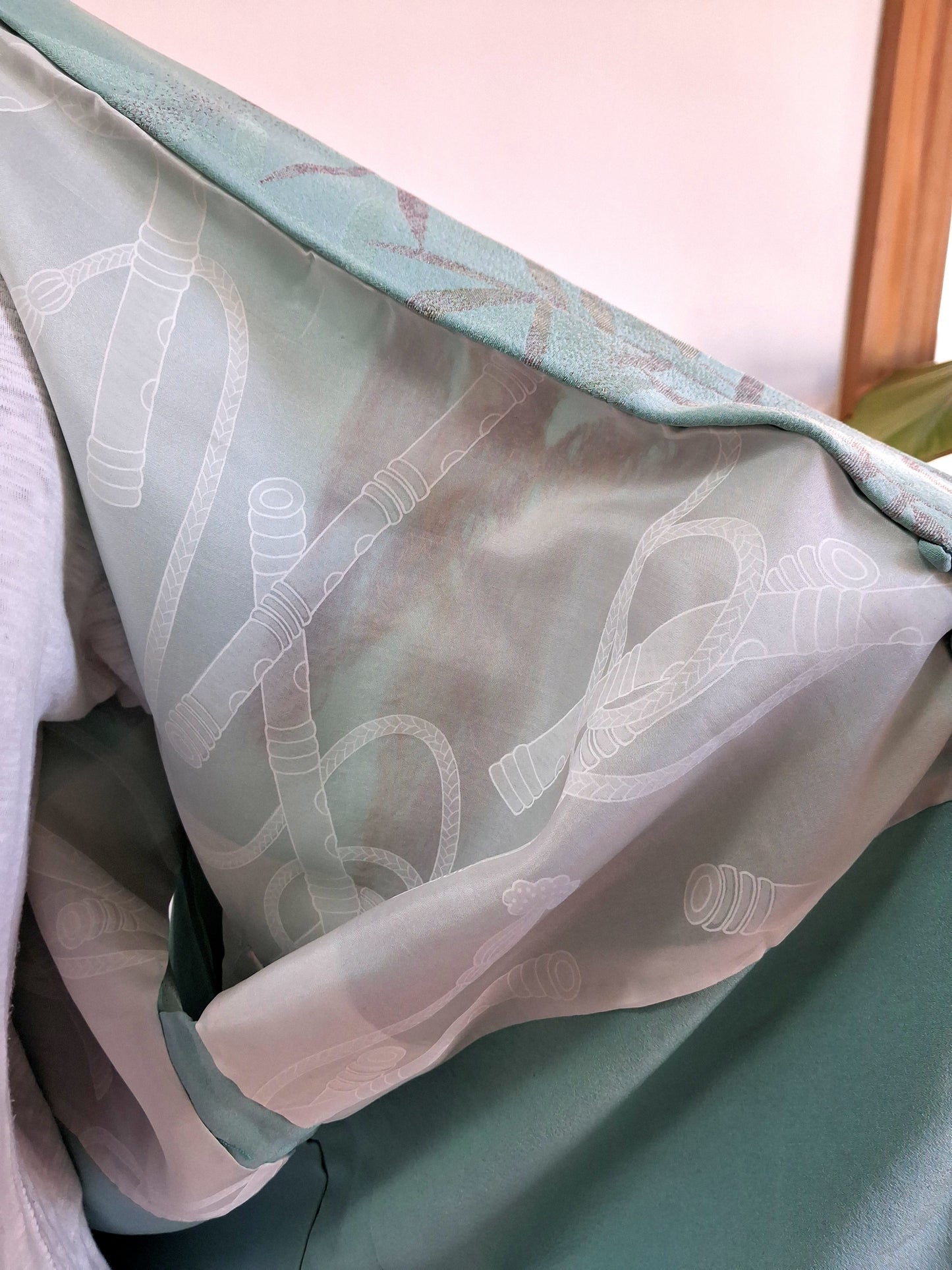 Japanese Vintage Silk Haori, Kimono jacket 022