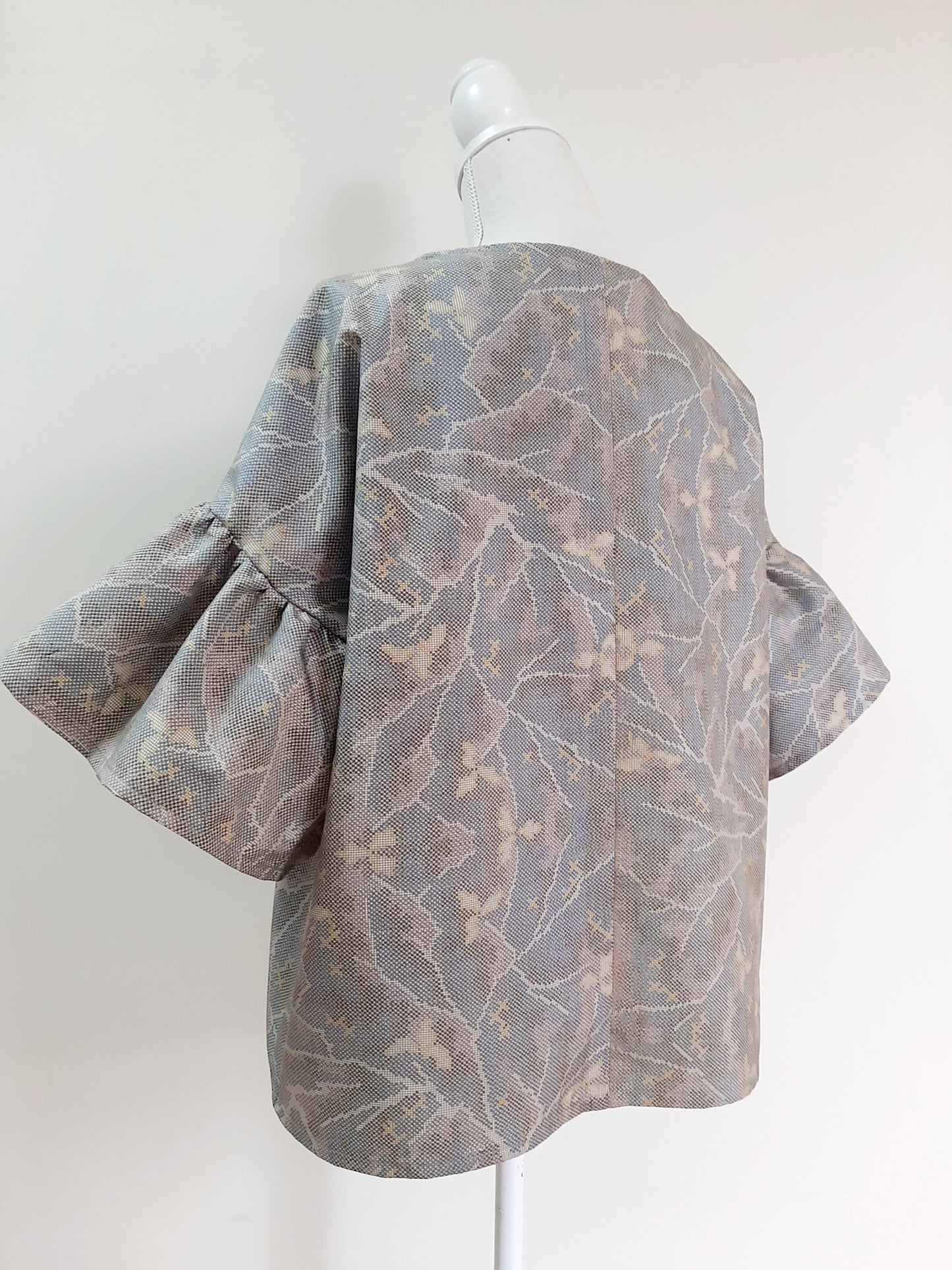 Vintage kimono silk top