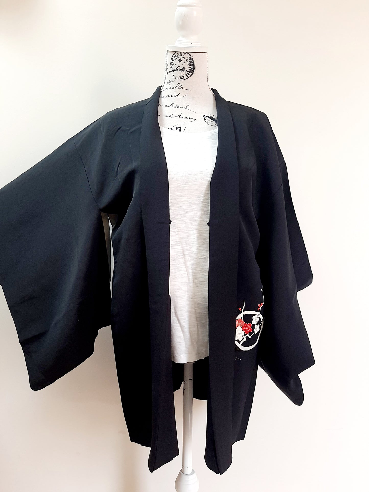 Japanese Vintage Silk Haori, Kimono jacket 021