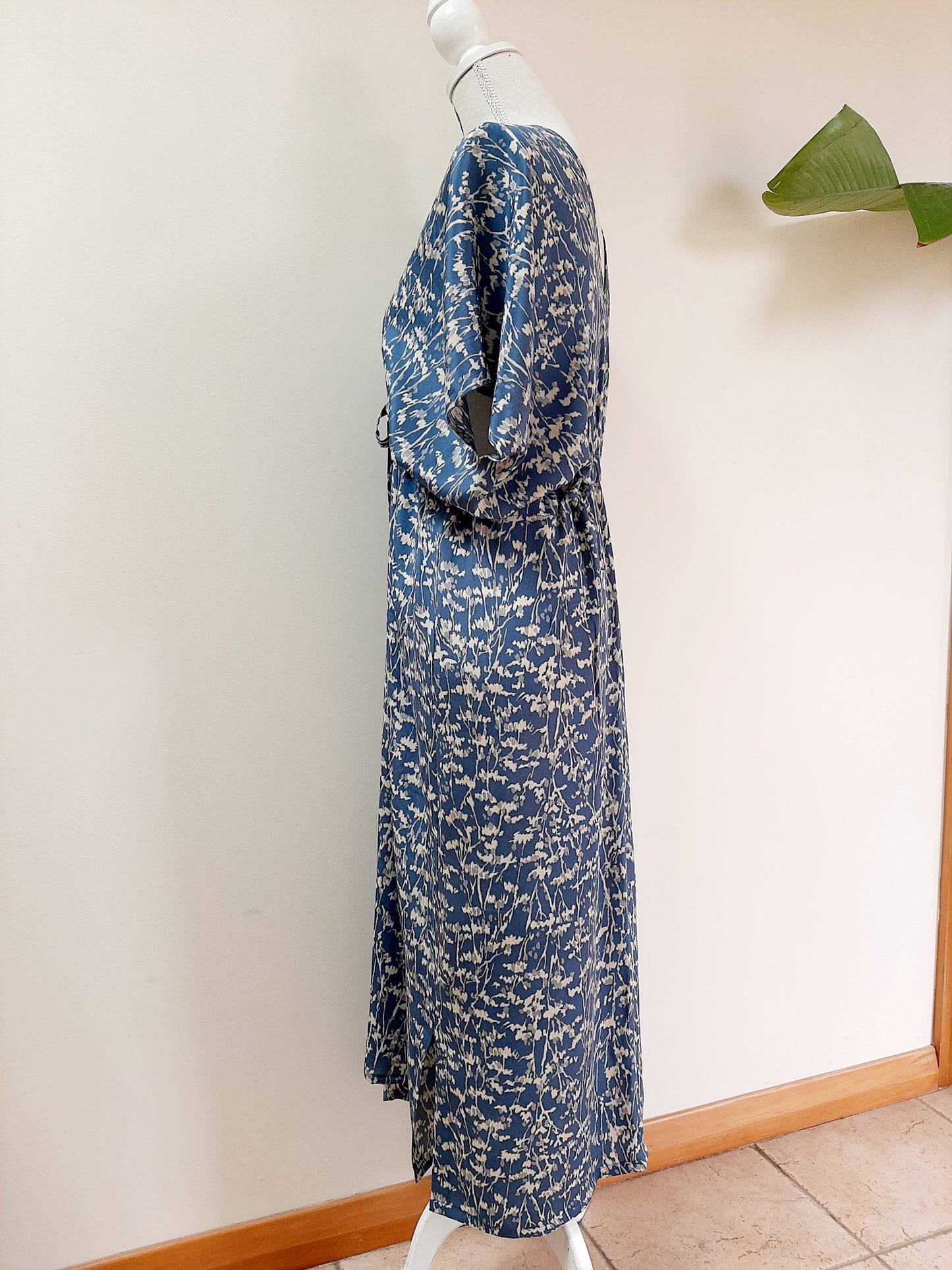 Vintage kimono silk dress