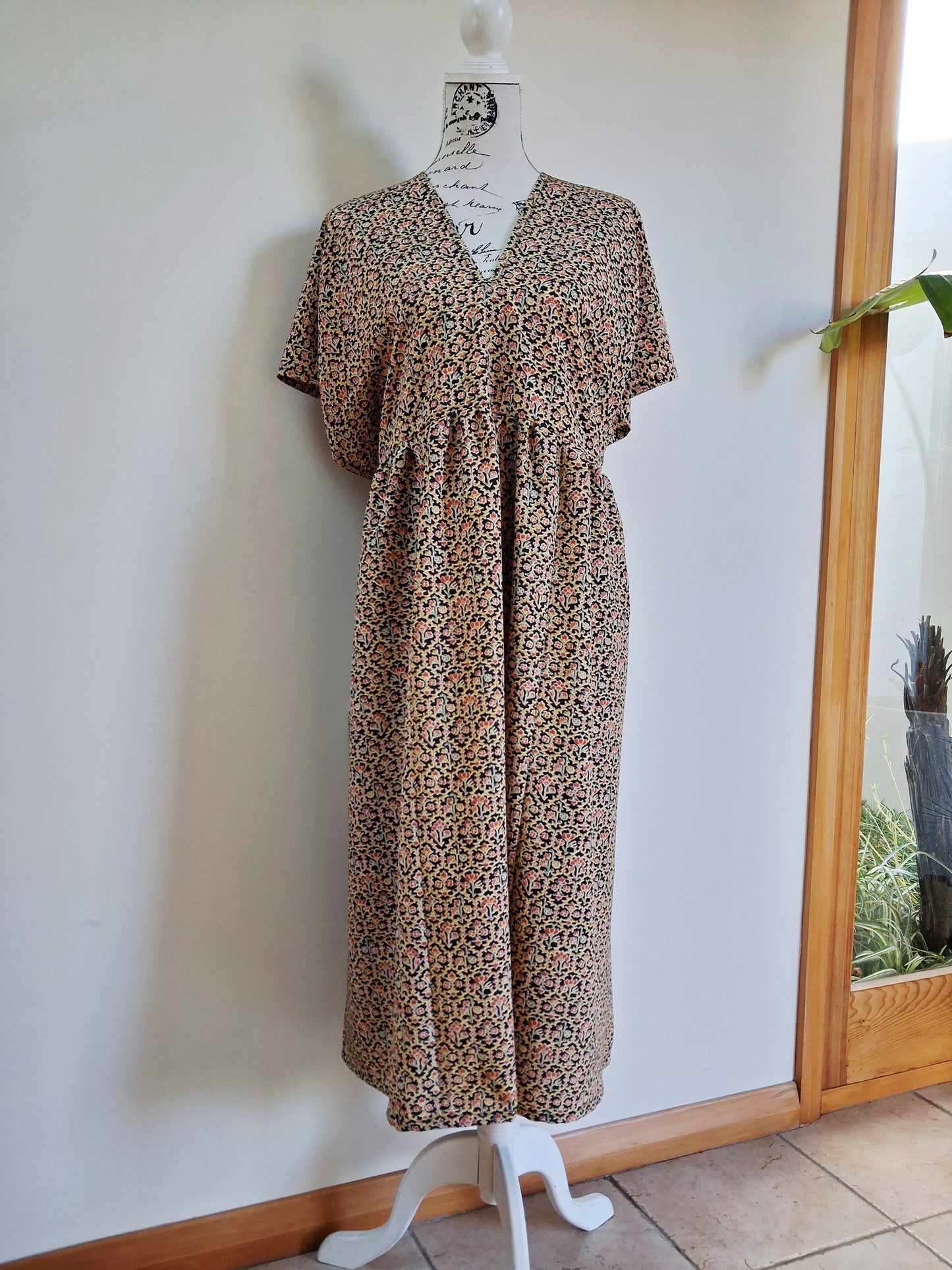 Vintage kimono silk dress