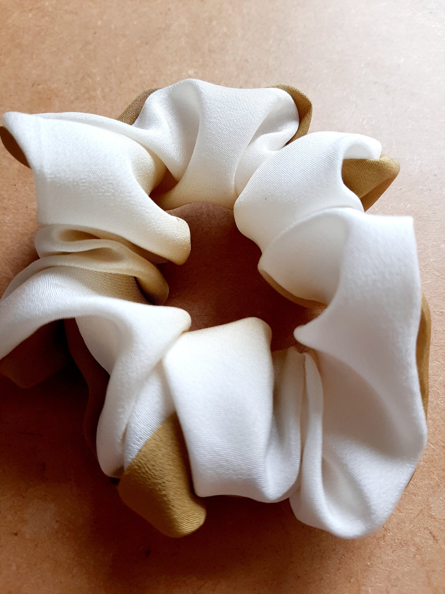 Vintage kimono silk scrunchies