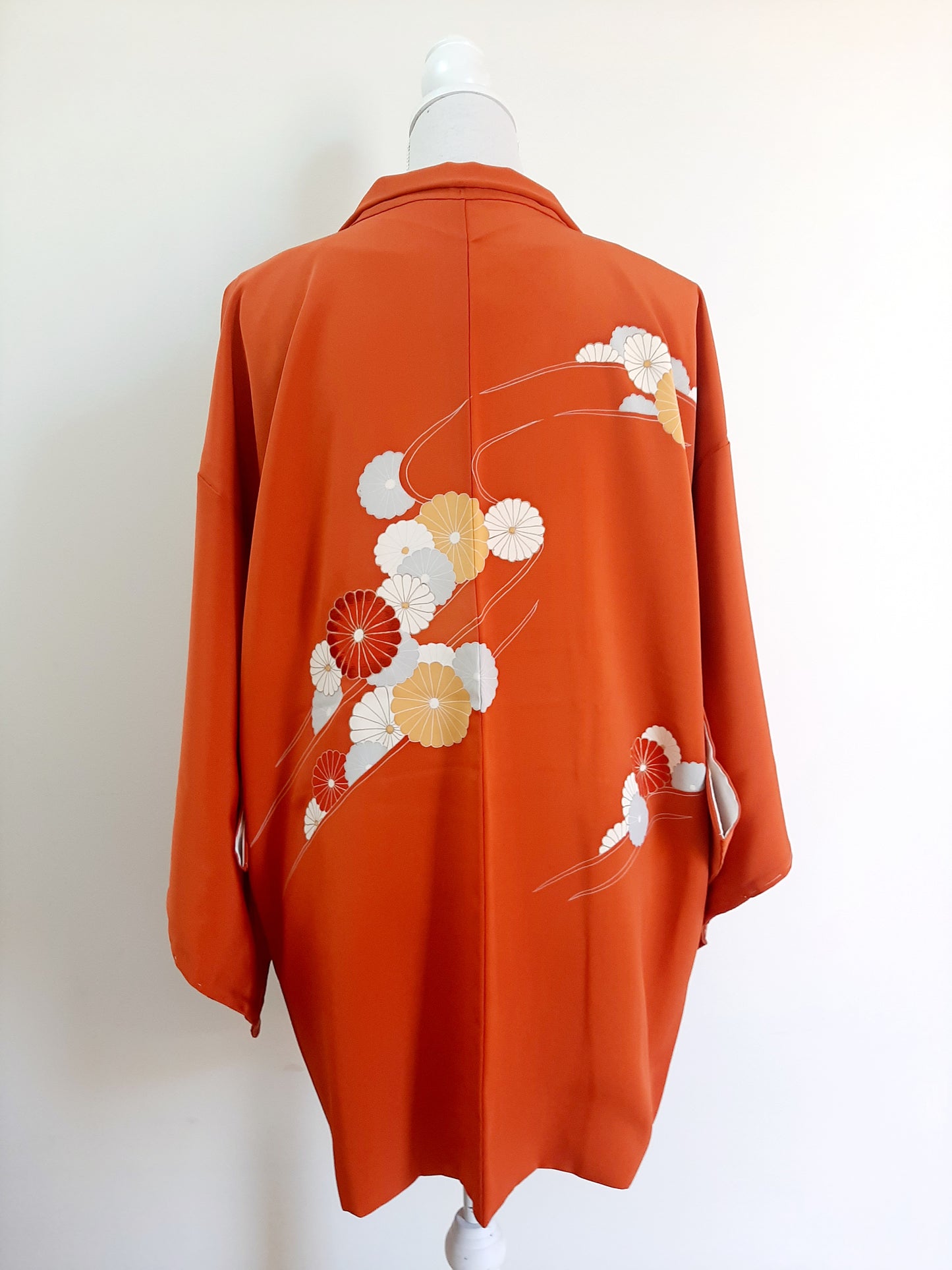 Japanese Vintage Silk Haori, Kimono jacket 018