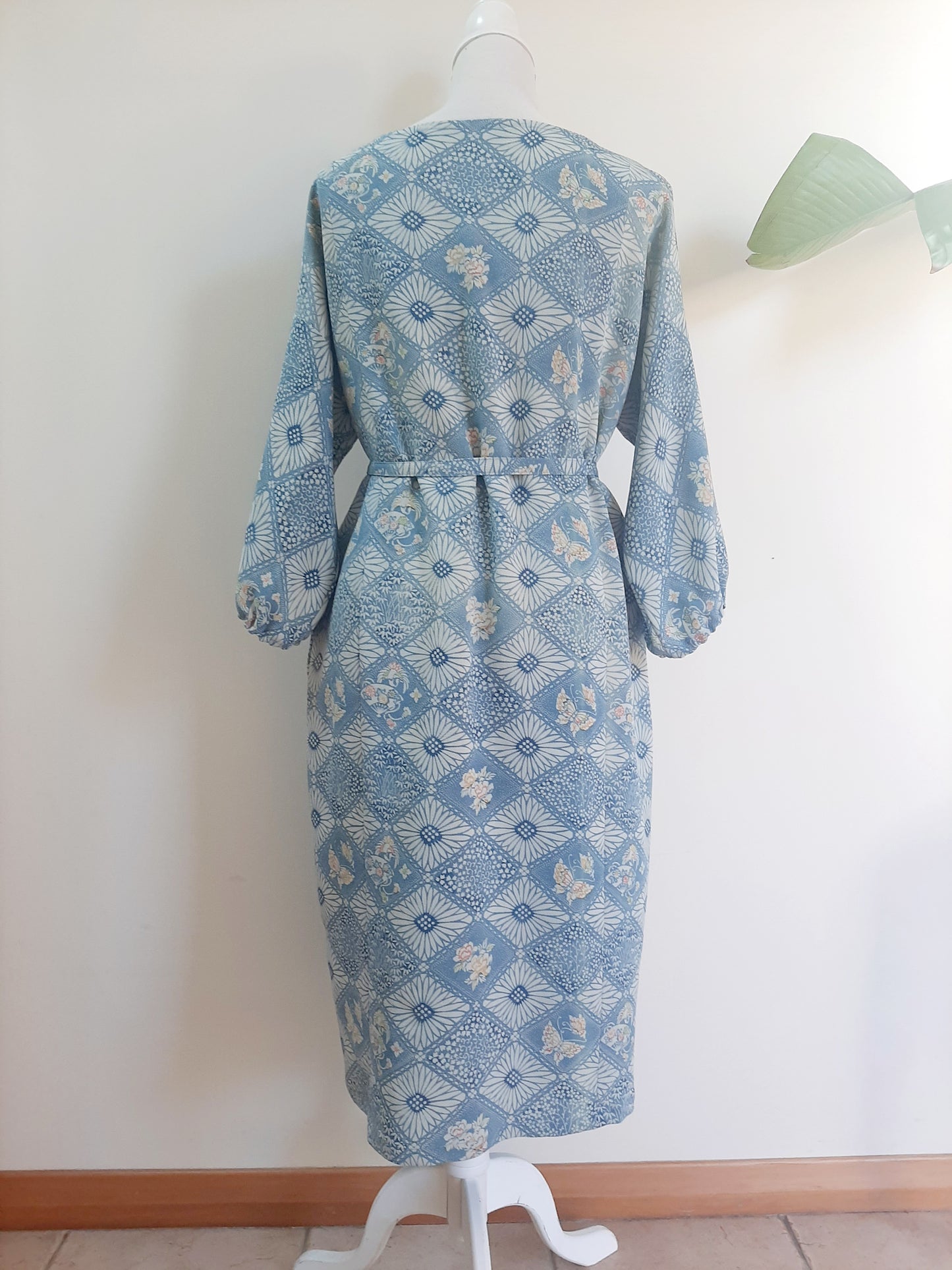 Vintage kimono silk dress
