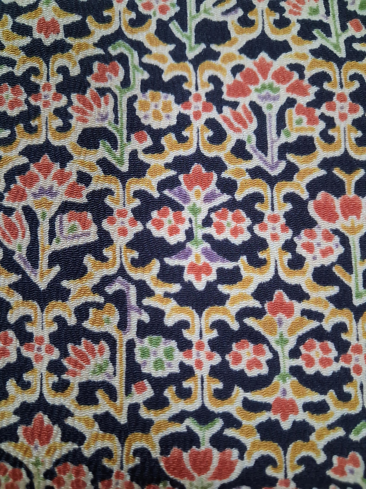 Vintage kimono silk top