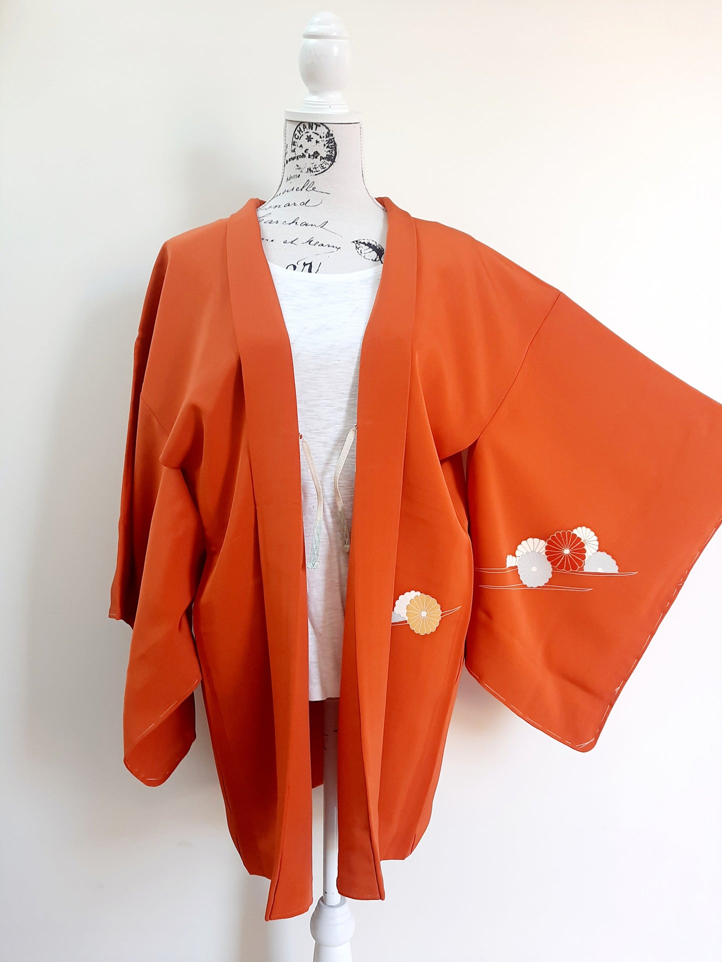 Japanese Vintage Silk Haori, Kimono jacket 018