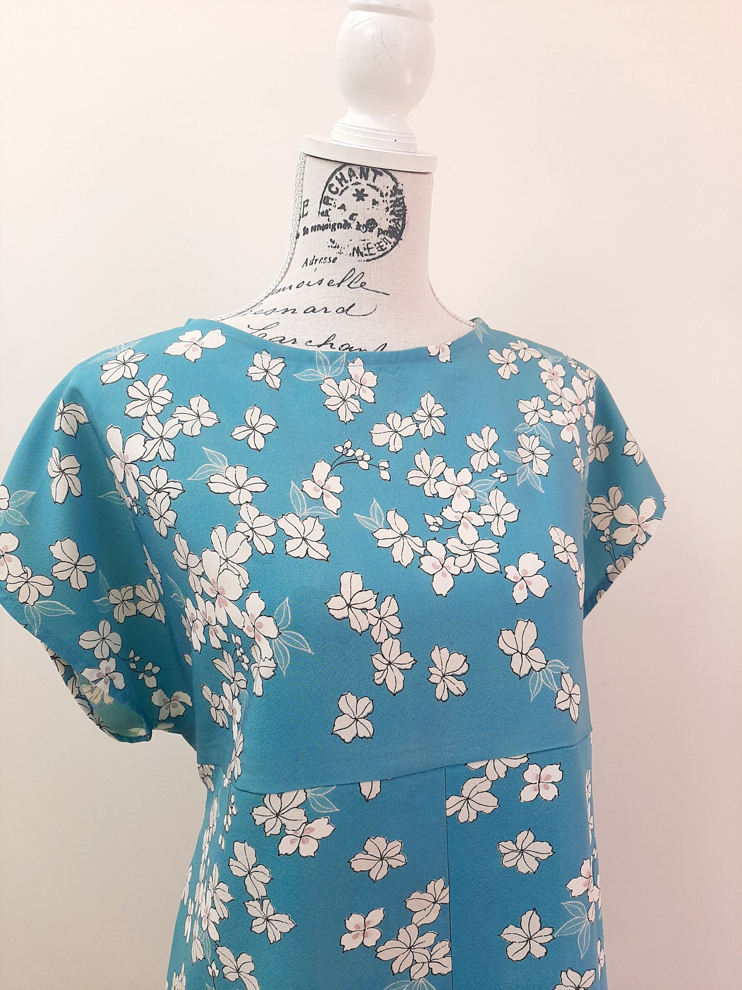 Vintage kimono silk dress