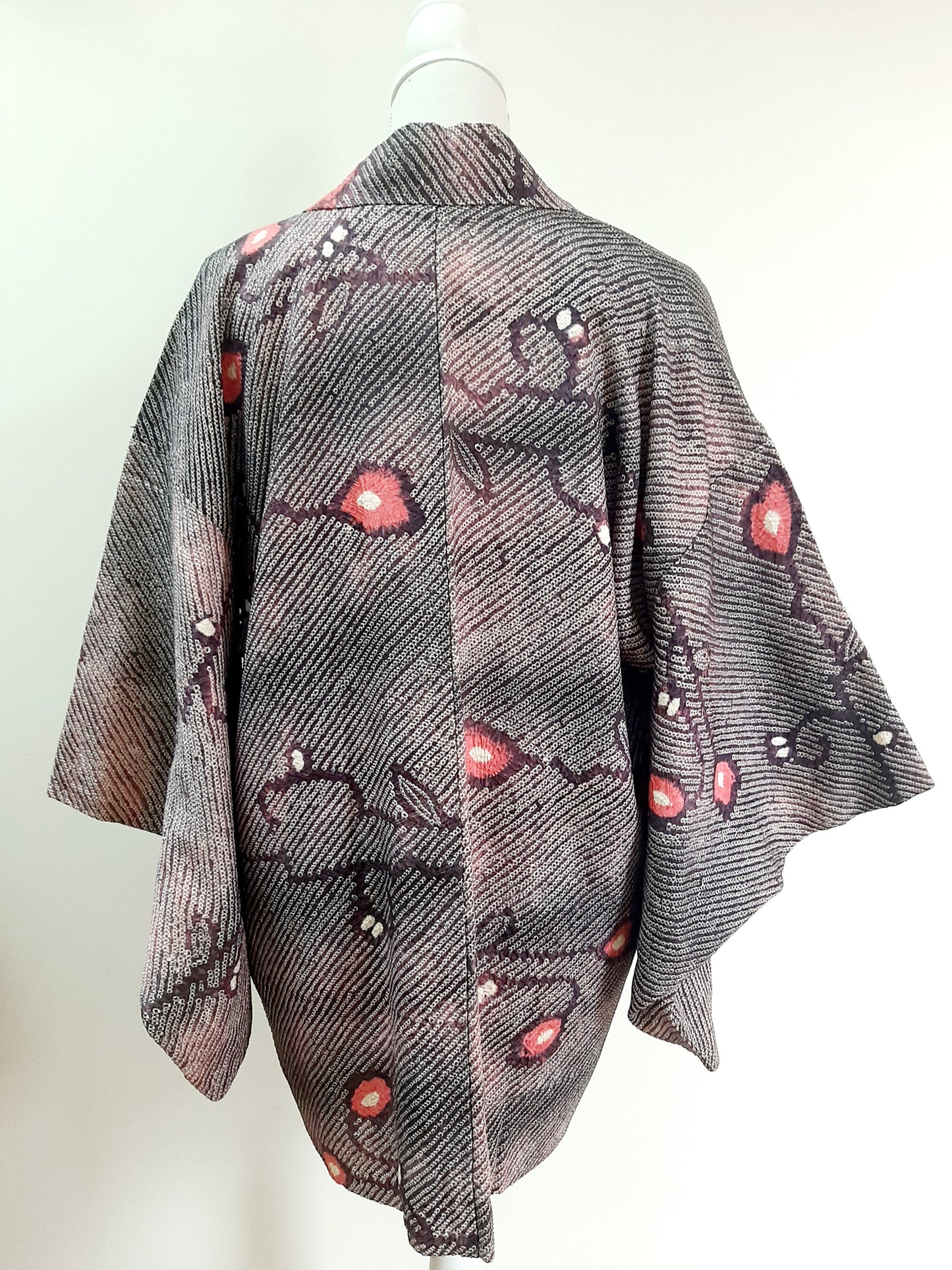 Japanese Vintage Silk Haori, Kimono jacket