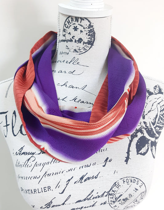 Vintage kimono silk snood