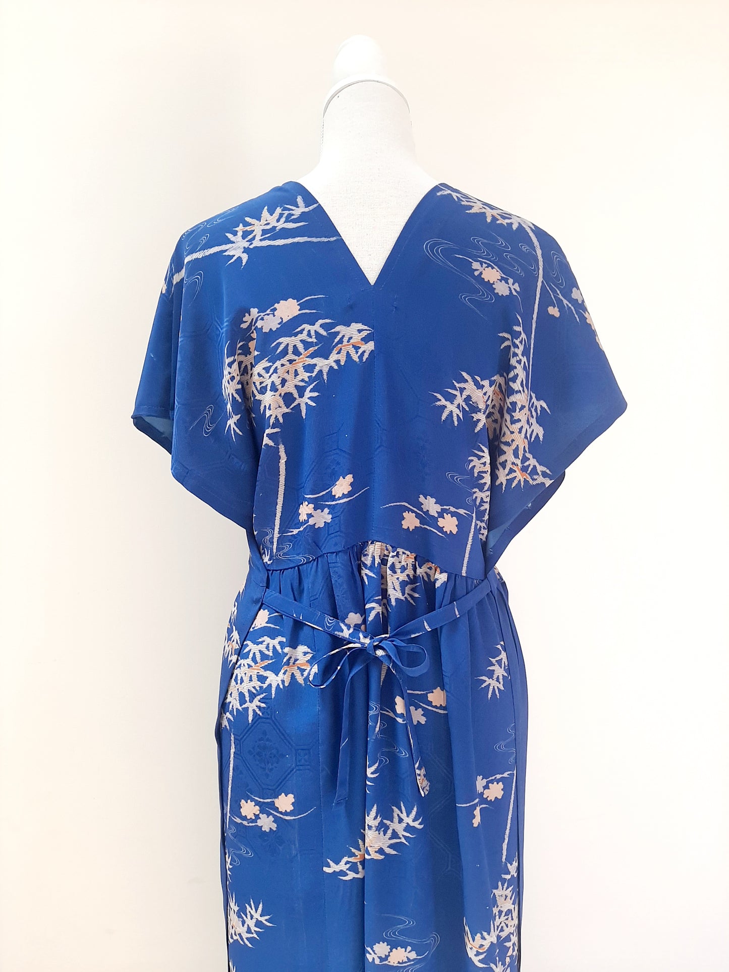 Vintage kimono silk dress