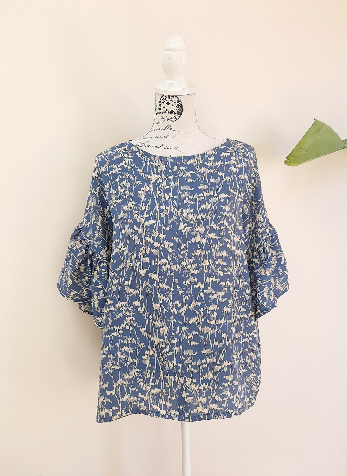 Vintage kimono silk top