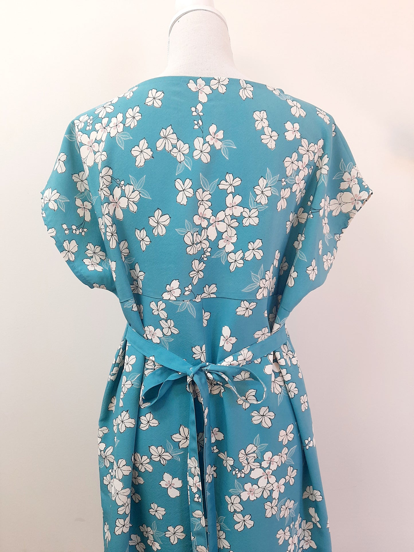 Vintage kimono silk dress