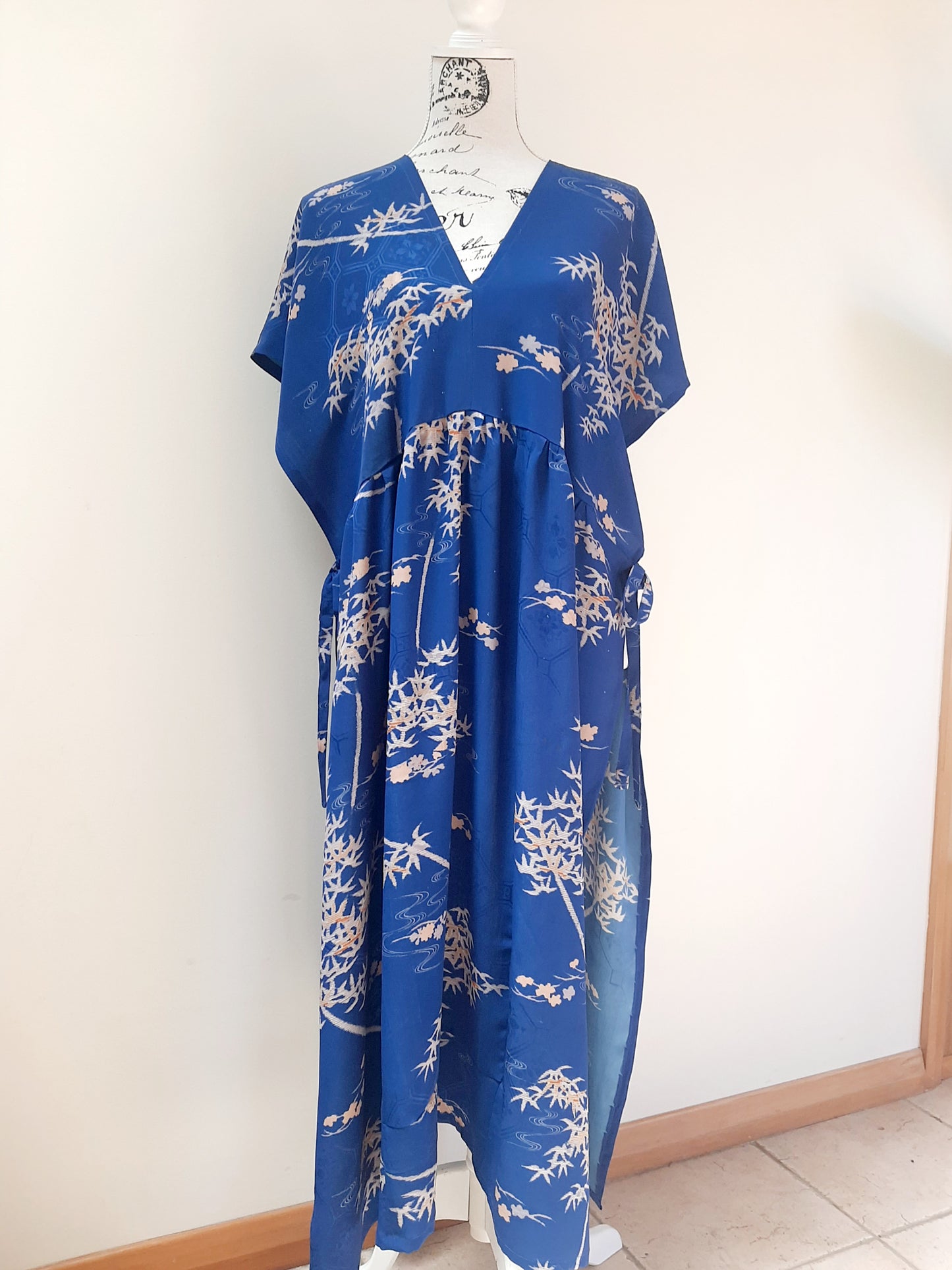 Vintage kimono silk dress