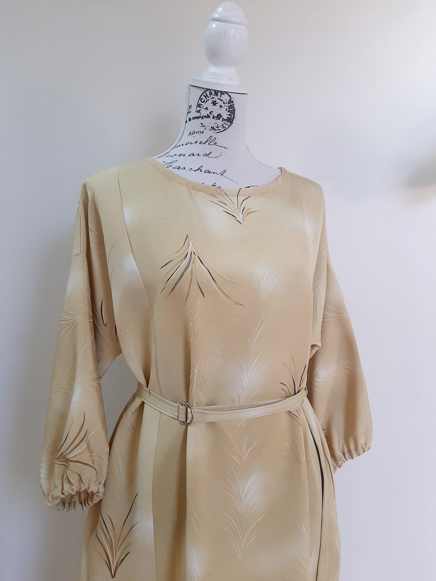 Vintage kimono silk dress