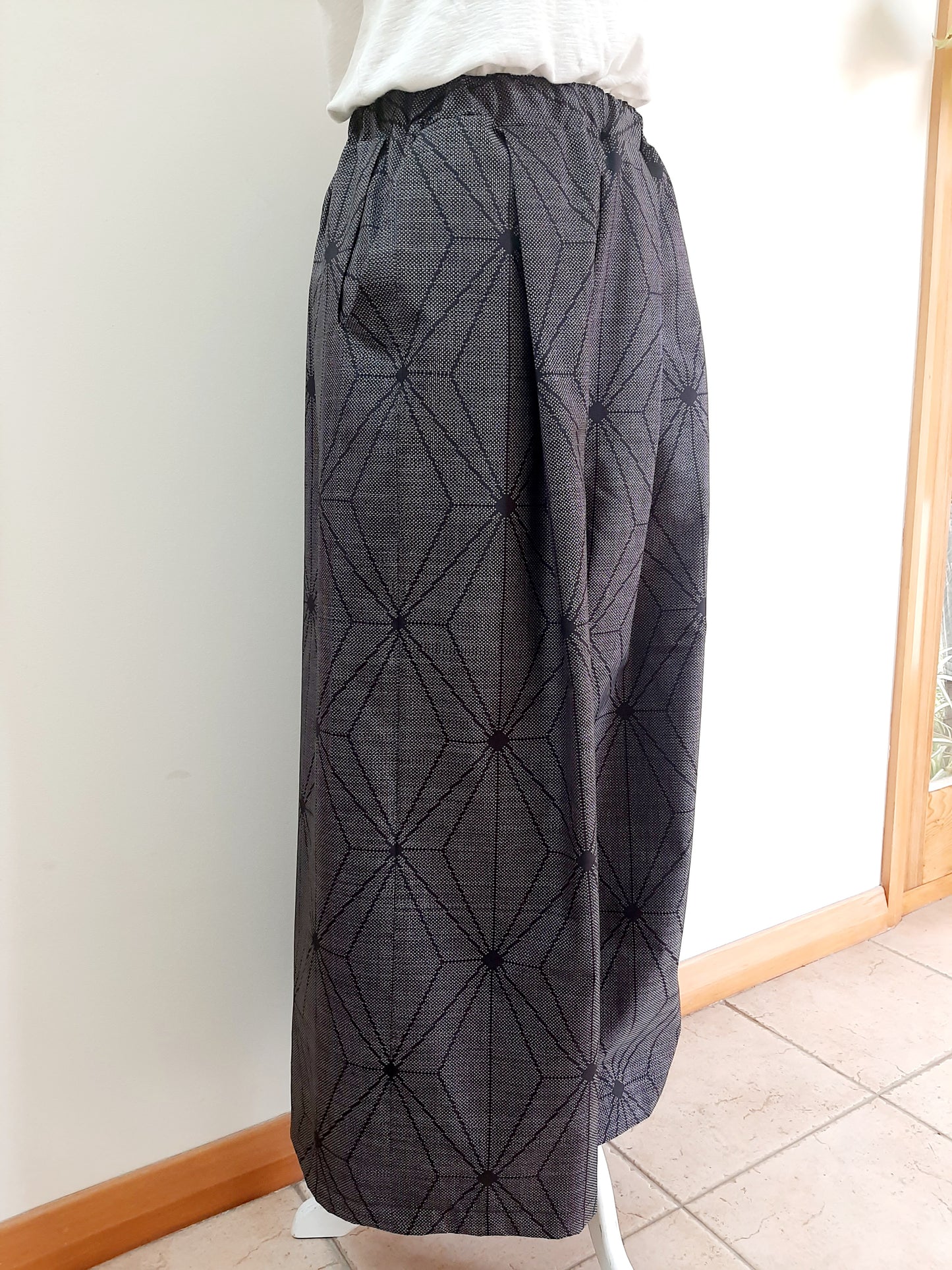 Vintage Kimono Wide Pants