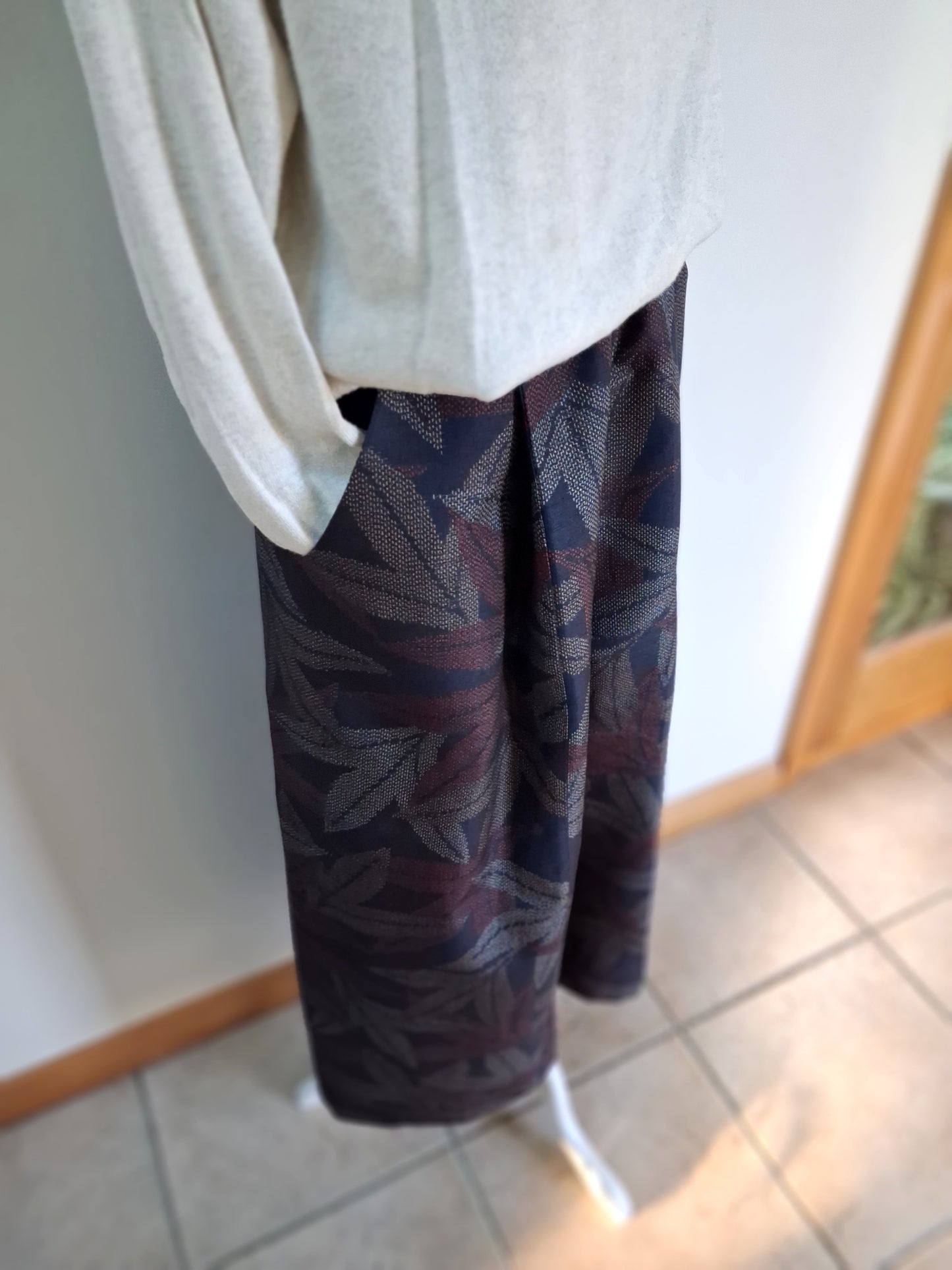 Vintage Kimono Wide Pants
