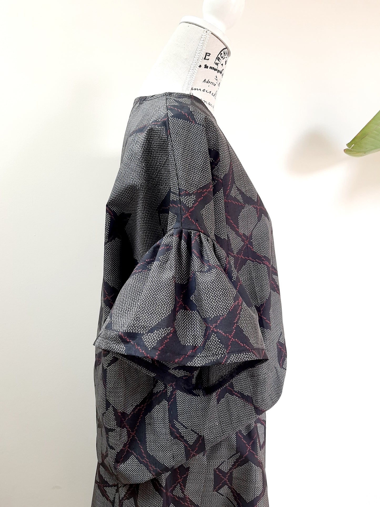 Vintage kimono silk top