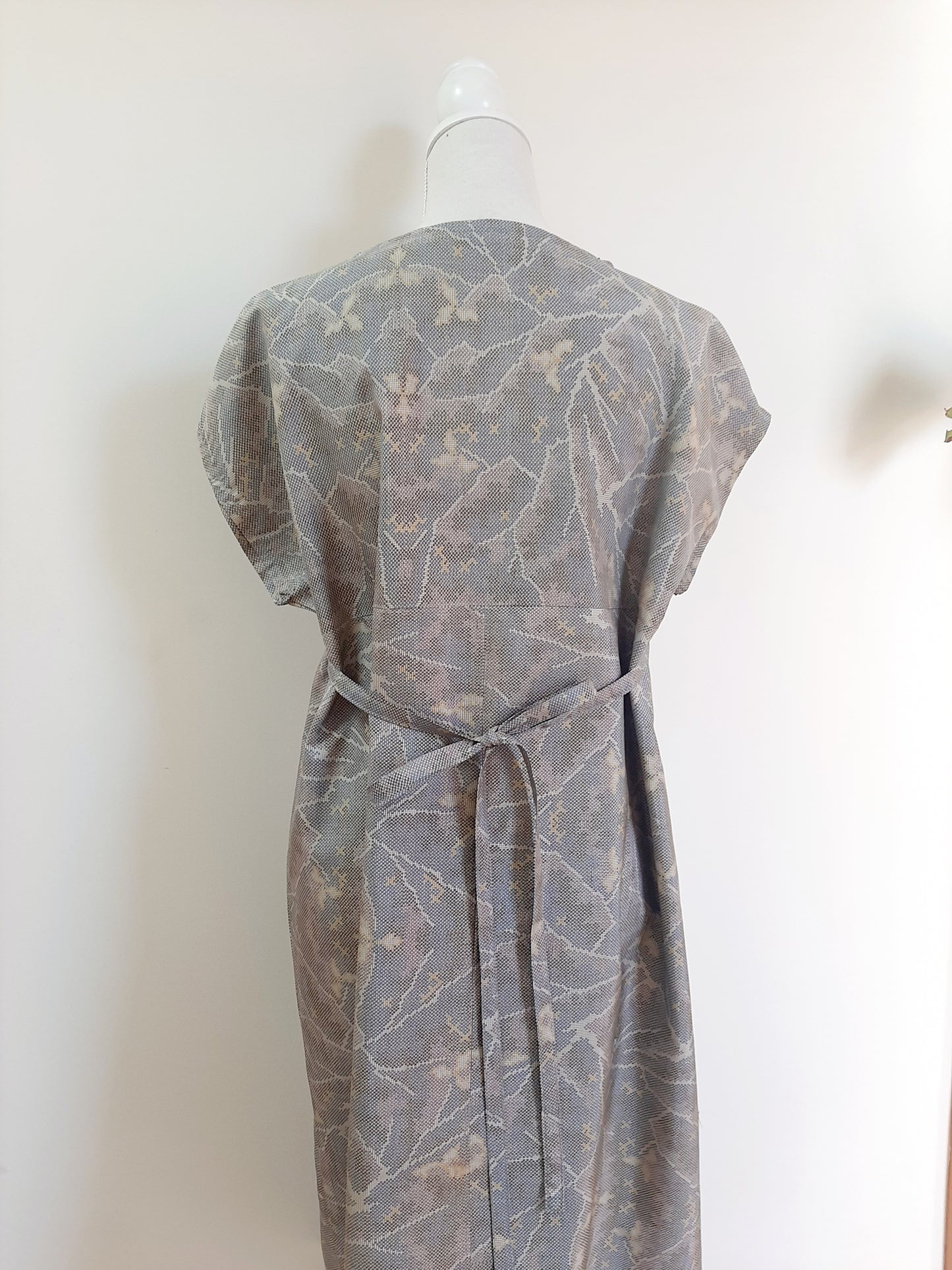 Vintage kimono silk dress