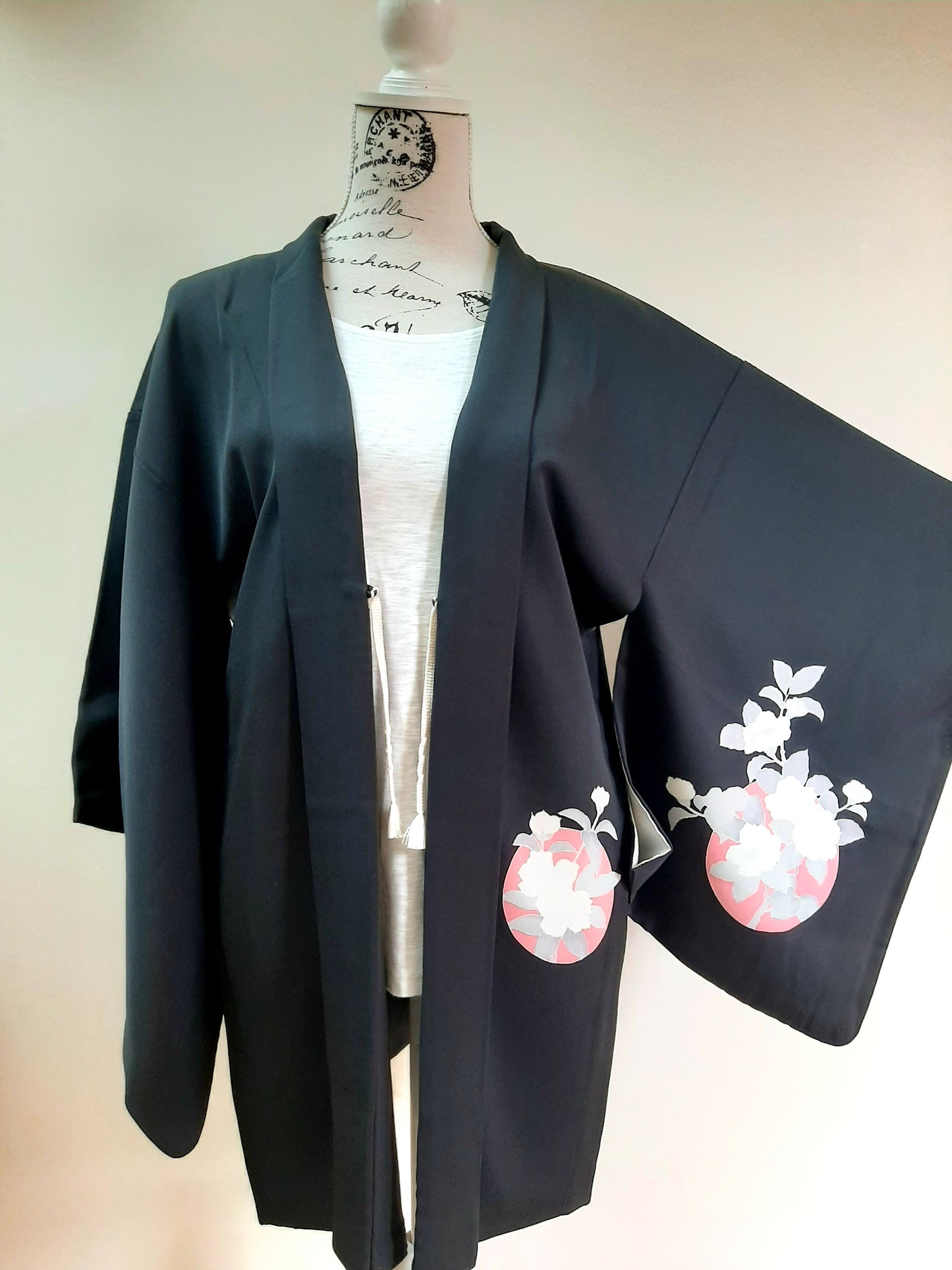 Japanese Vintage Silk Haori, Kimono jacket