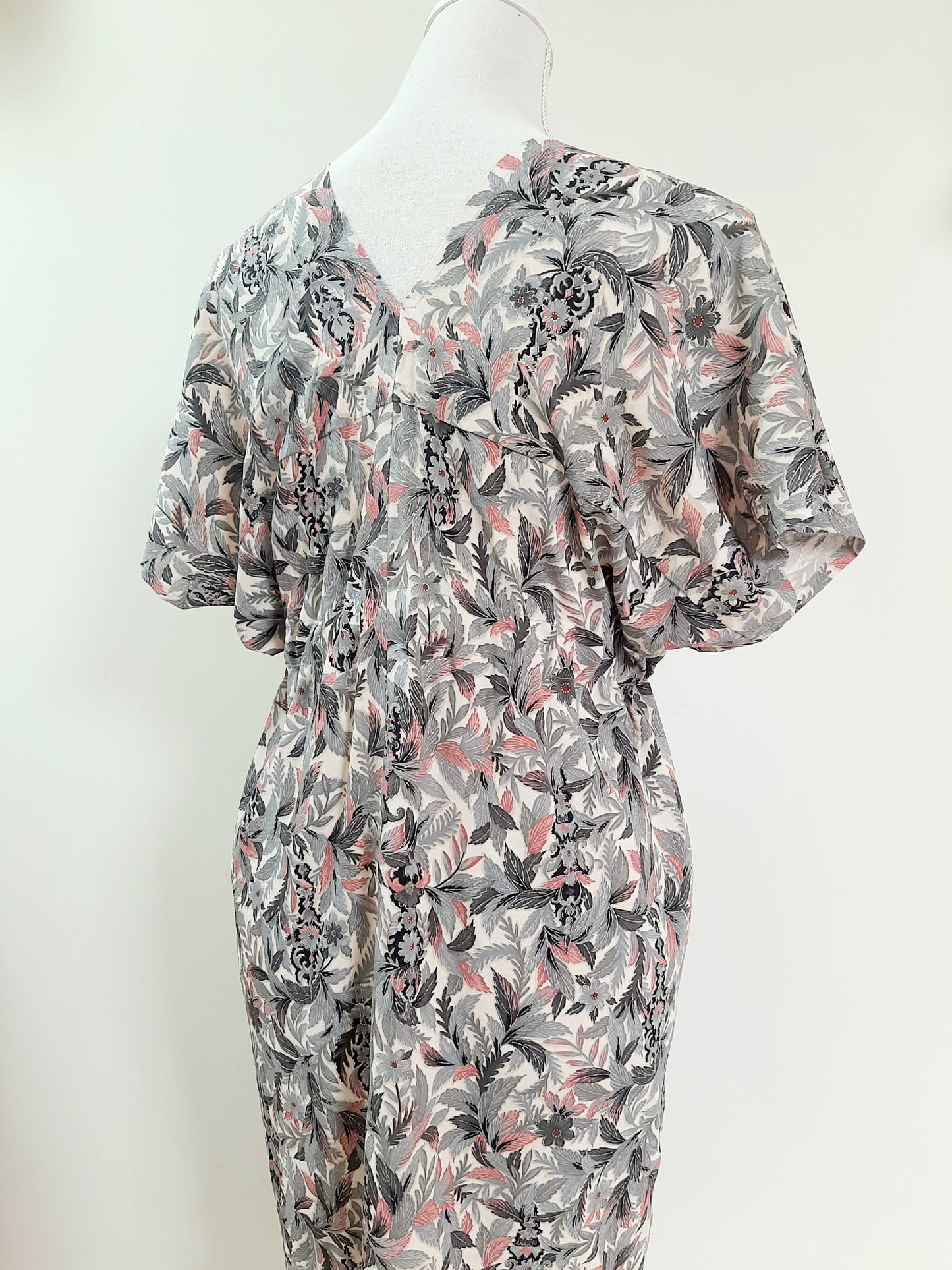 Vintage kimono silk dress