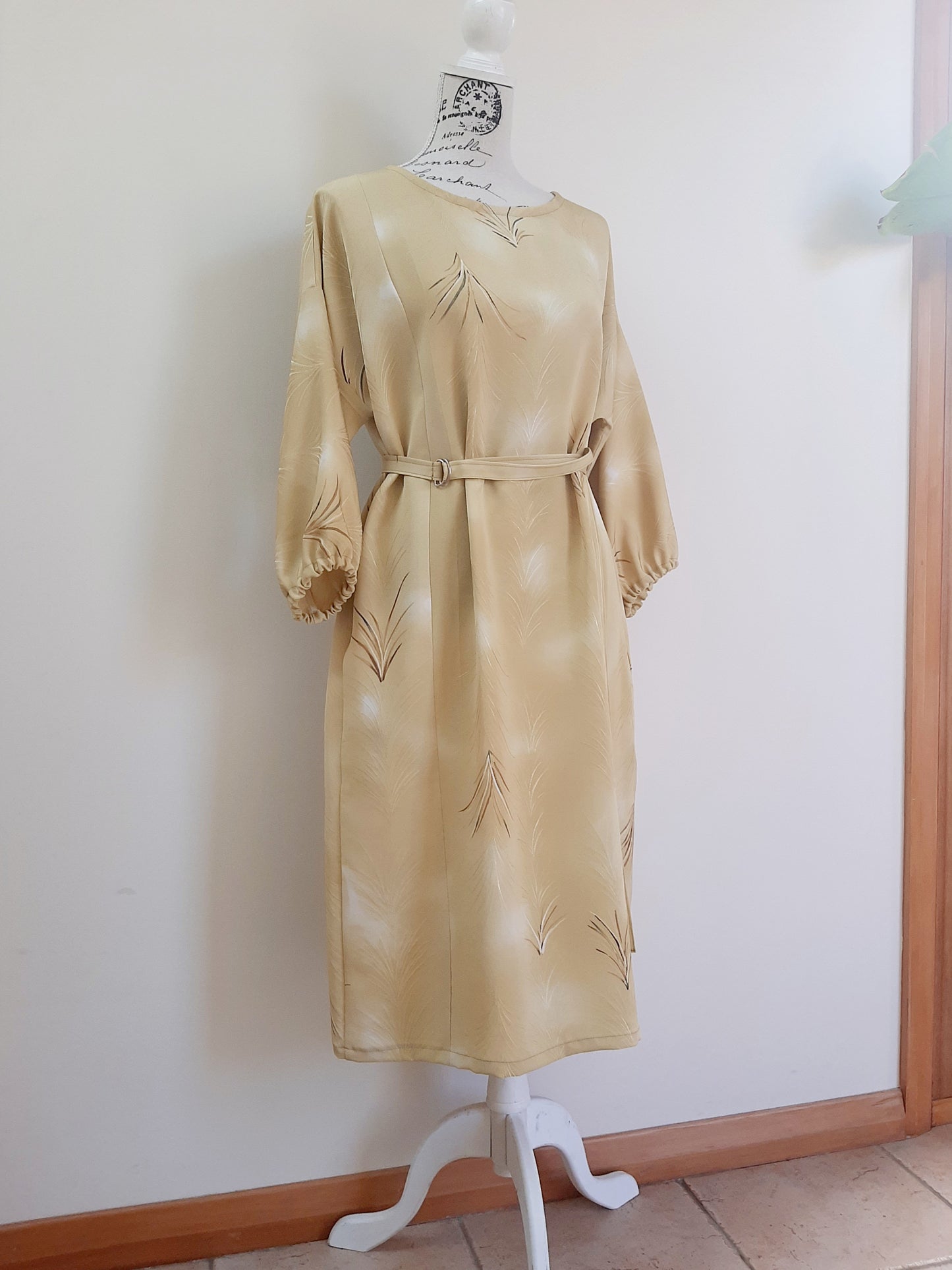 Vintage kimono silk dress