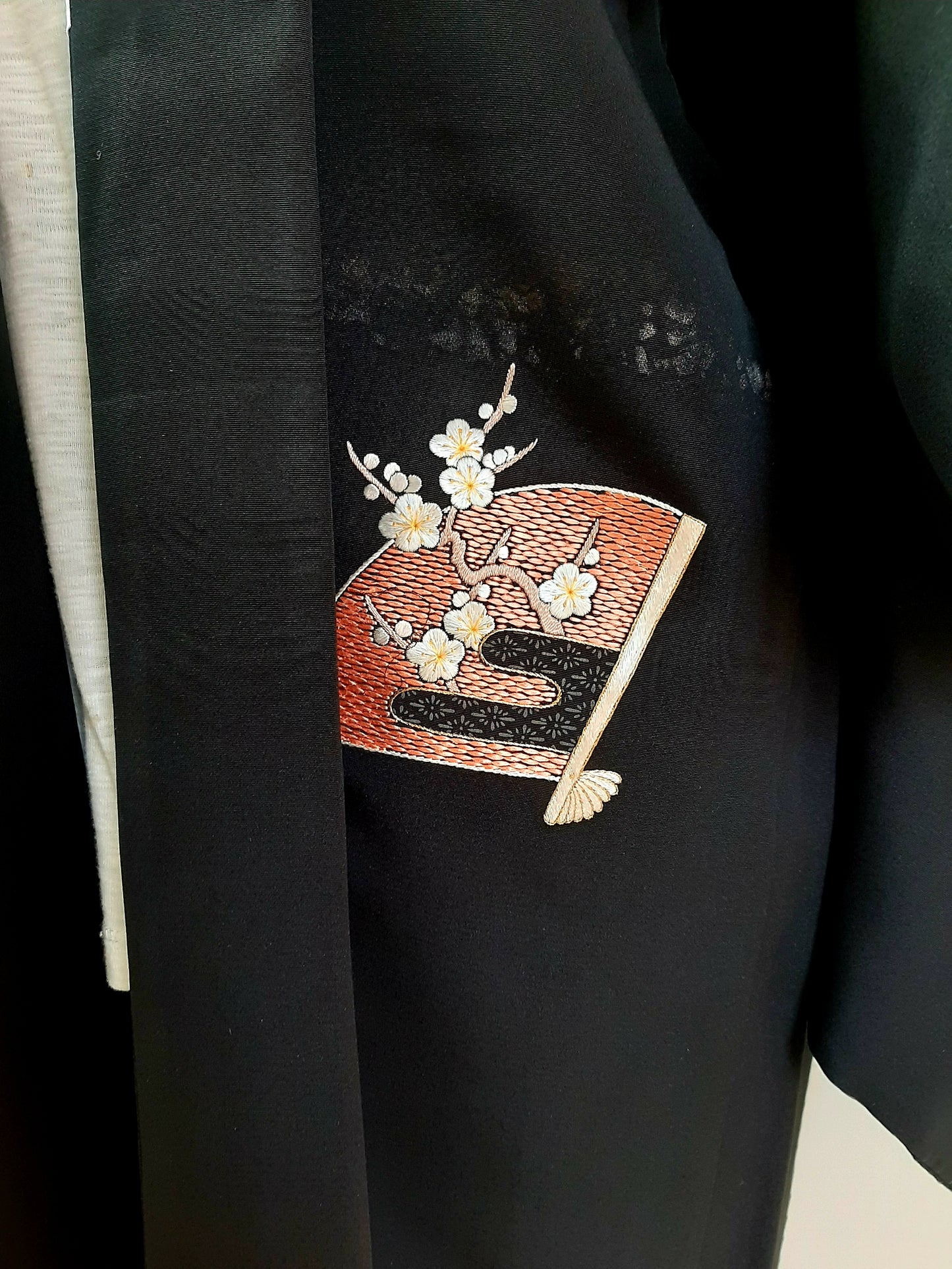 Japanese Vintage Silk Haori, Kimono jacket 020