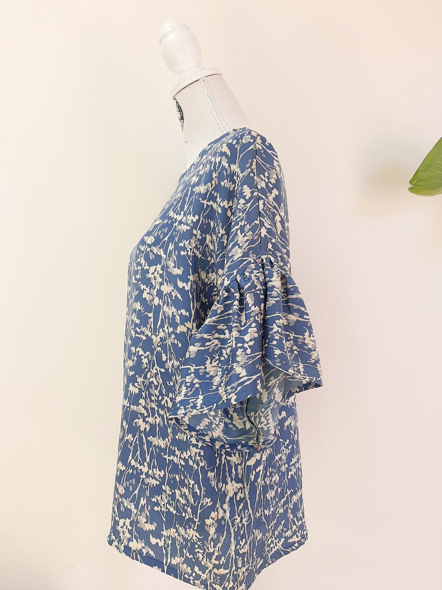 Vintage kimono silk top