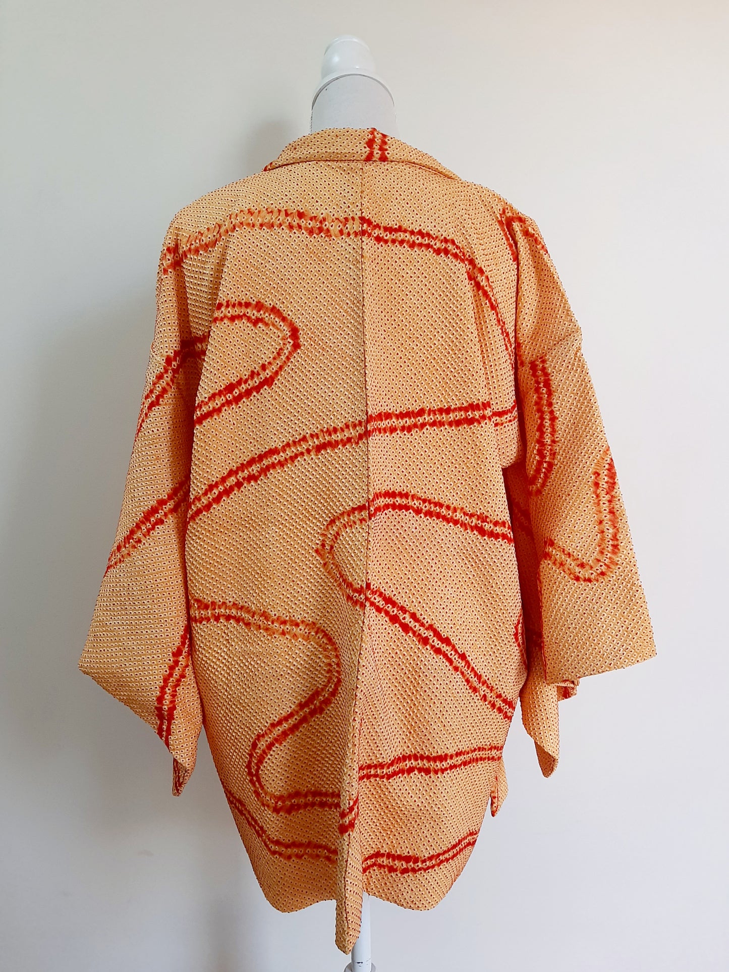 Japanese Vintage Silk Haori, Kimono jacket 013