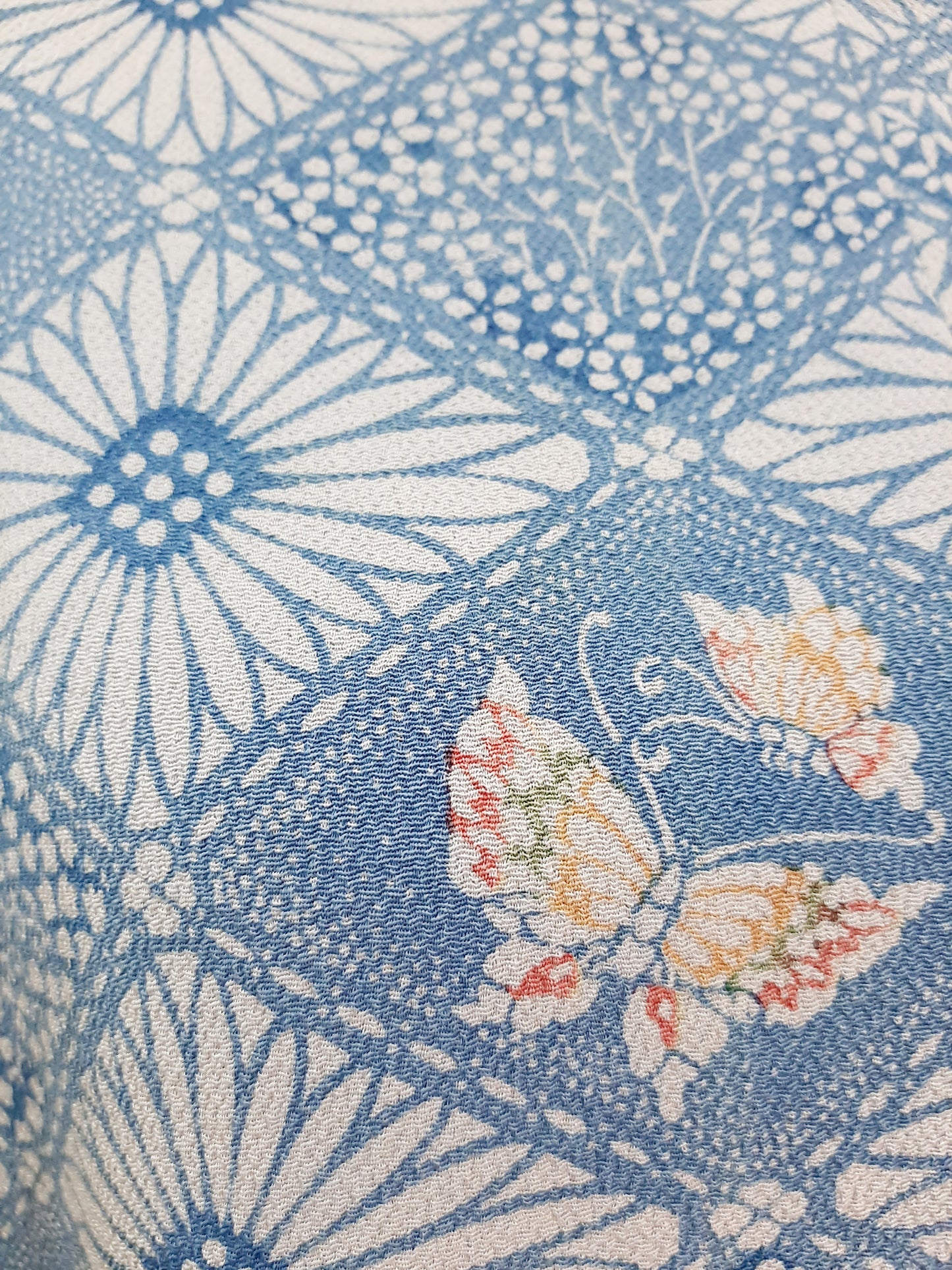 Vintage kimono silk top