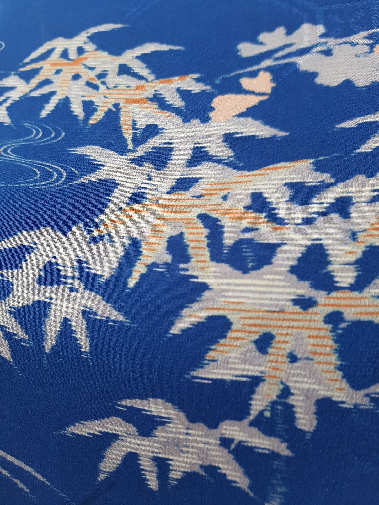 Vintage kimono silk top