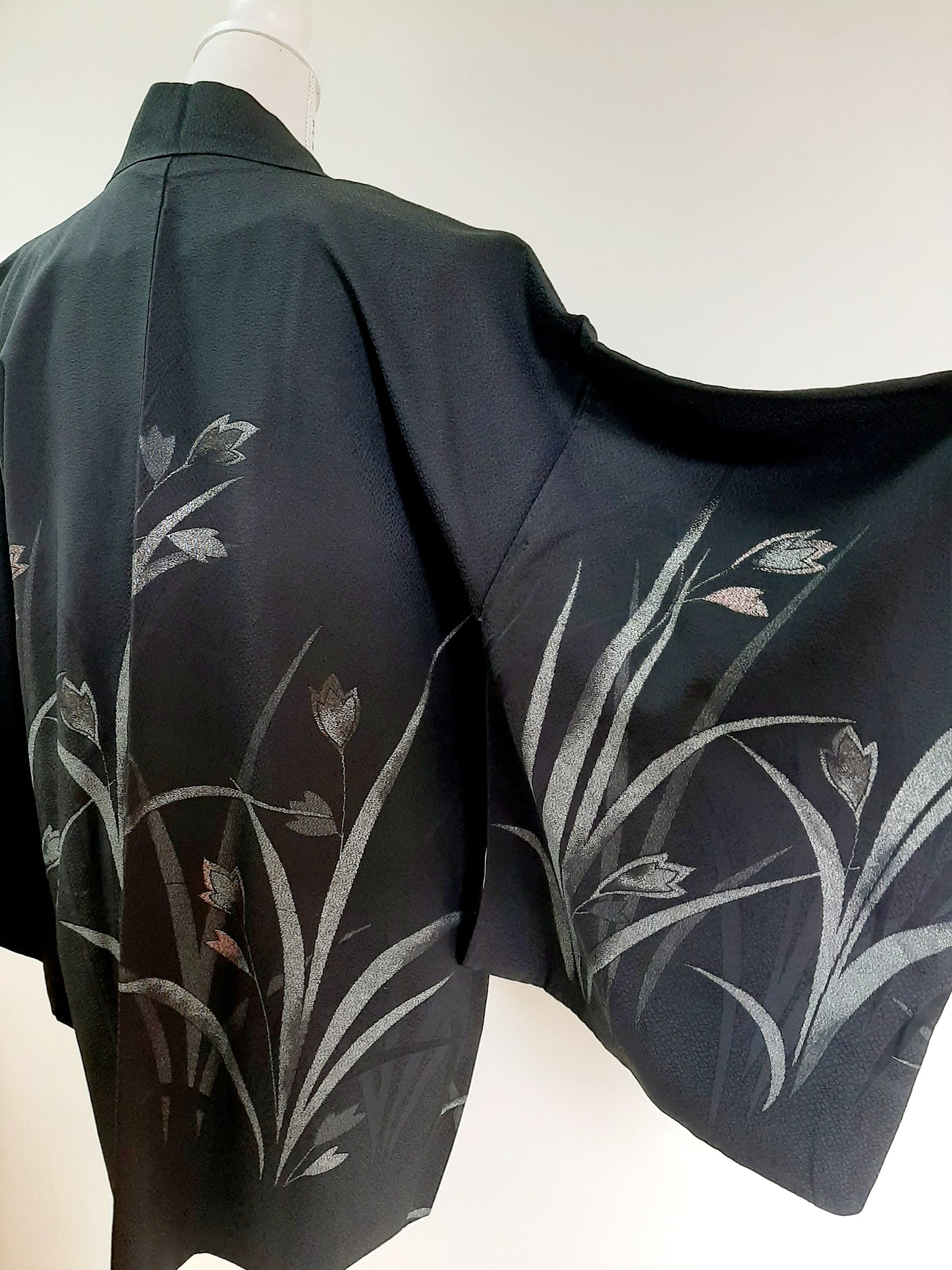 Japanese Vintage Silk Haori, Kimono jacket