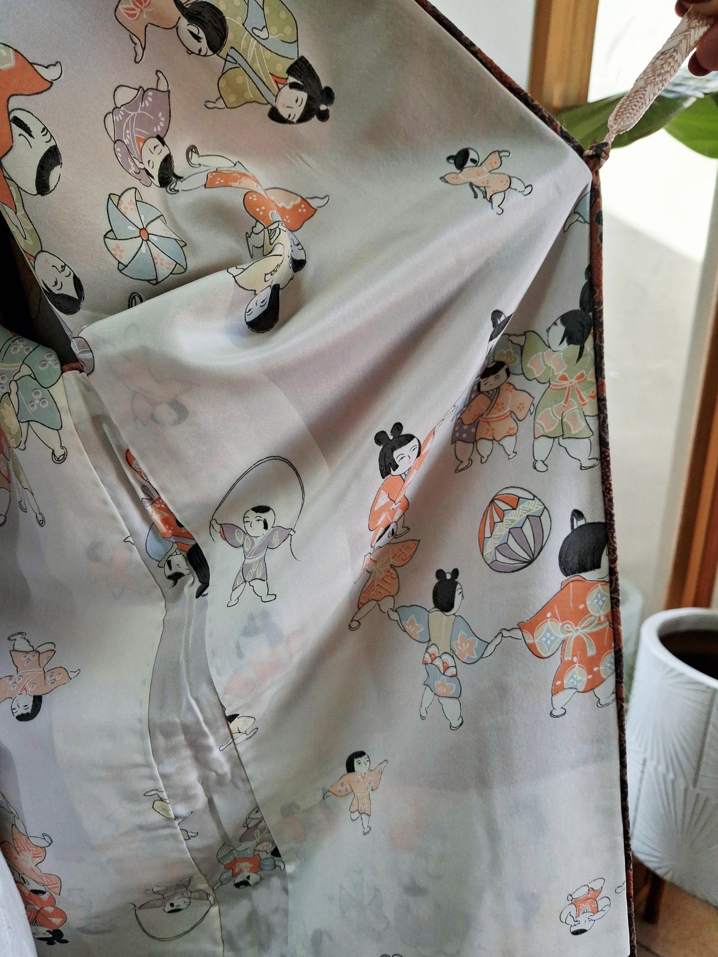 Japanese Vintage Silk Haori, Kimono jacket 023