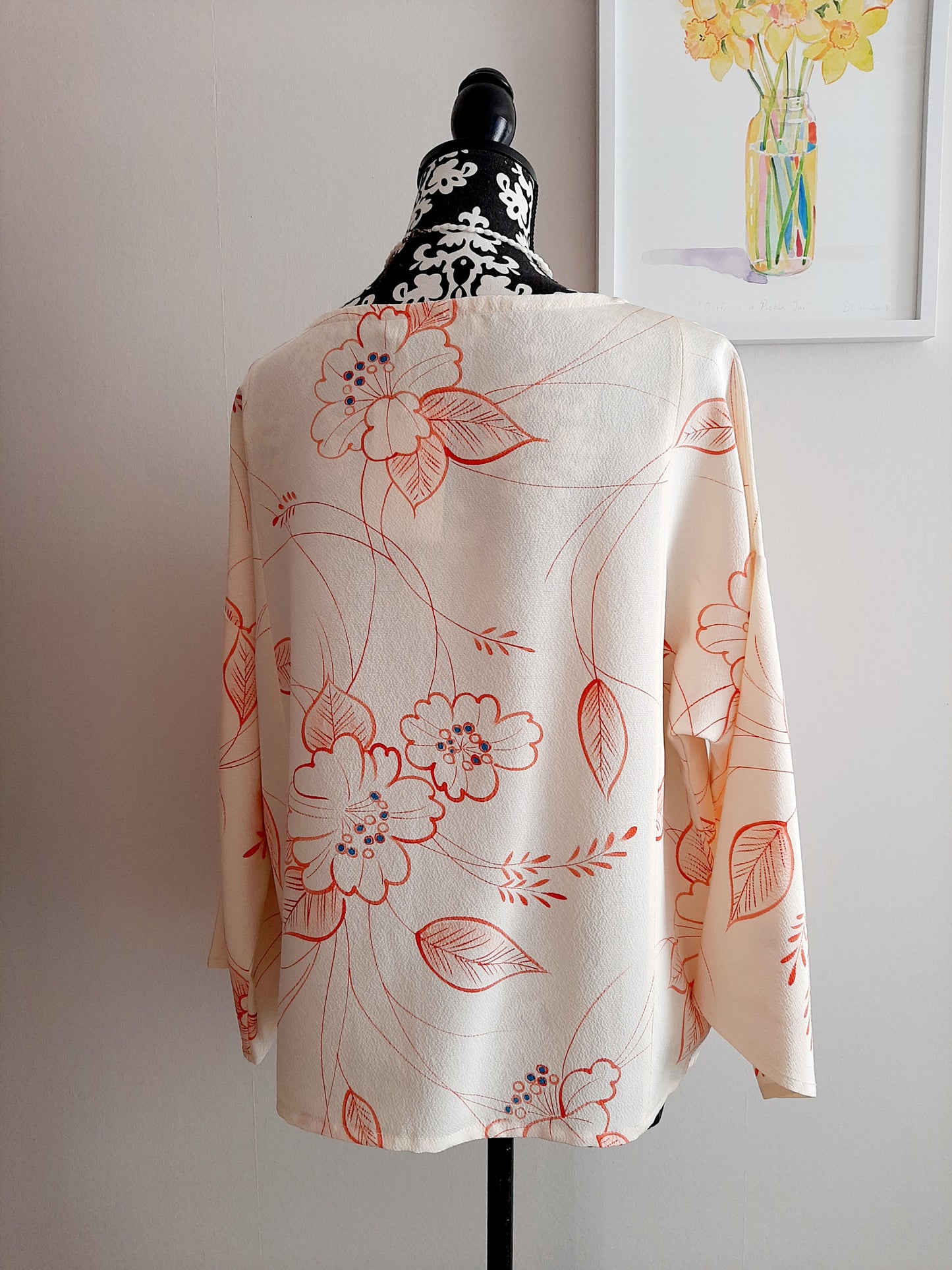 Vintage Kimono silk top