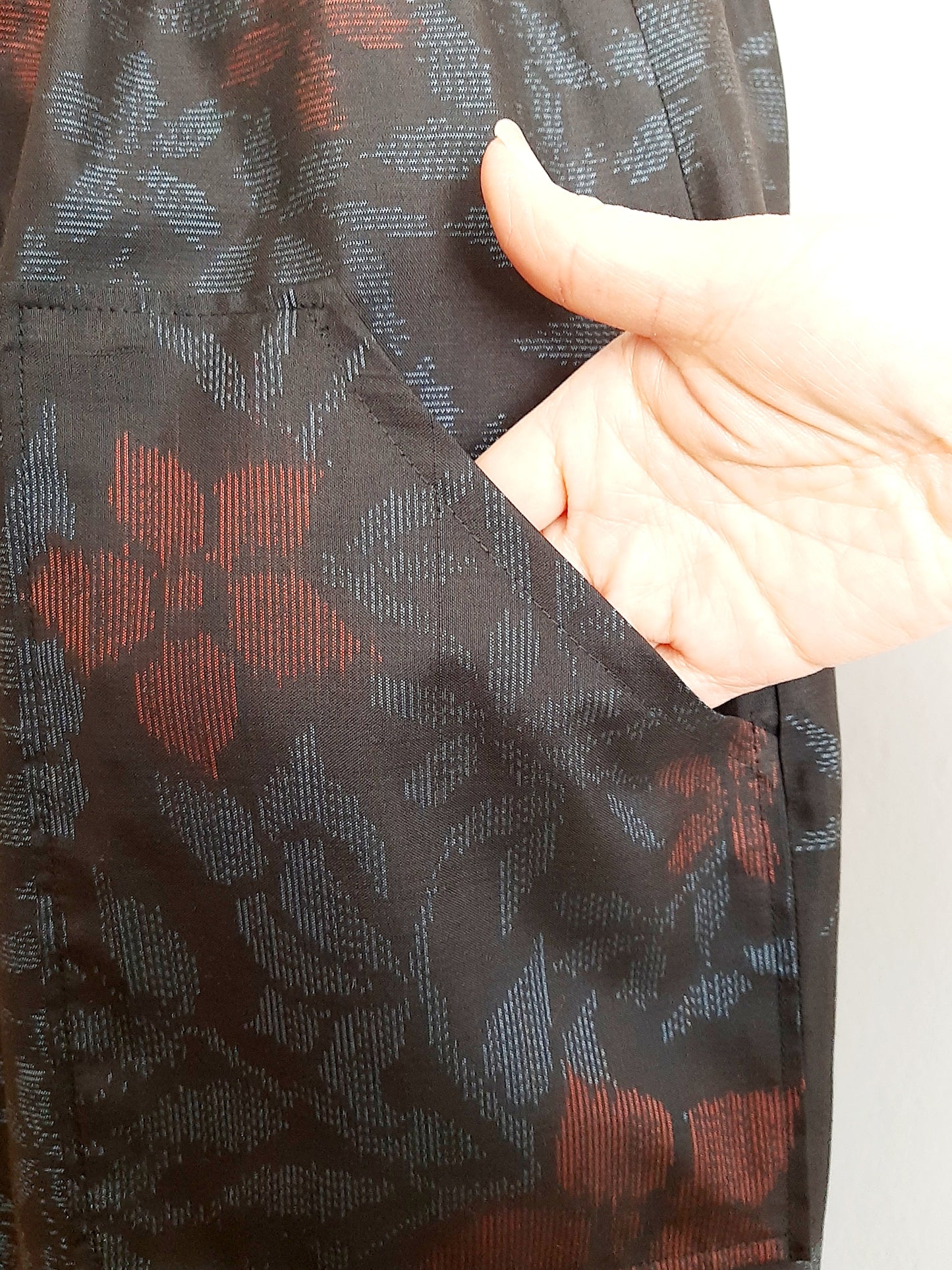 Vintage Kimono Wide Leg Pants