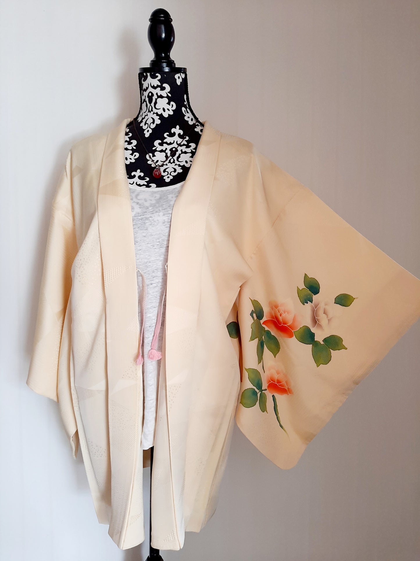 Japanese Vintage Silk Haori, Kimono jacket