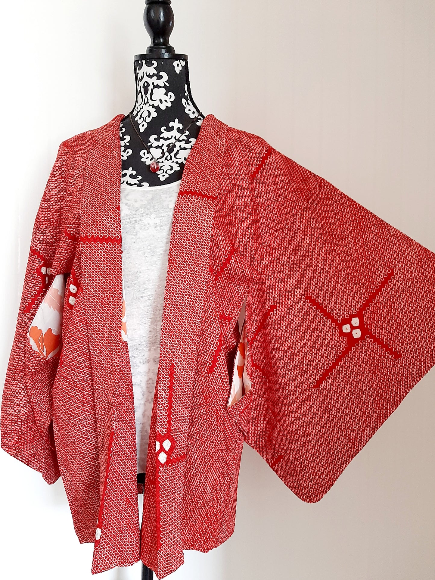 Japanese Vintage Silk Haori, Kimono jacket