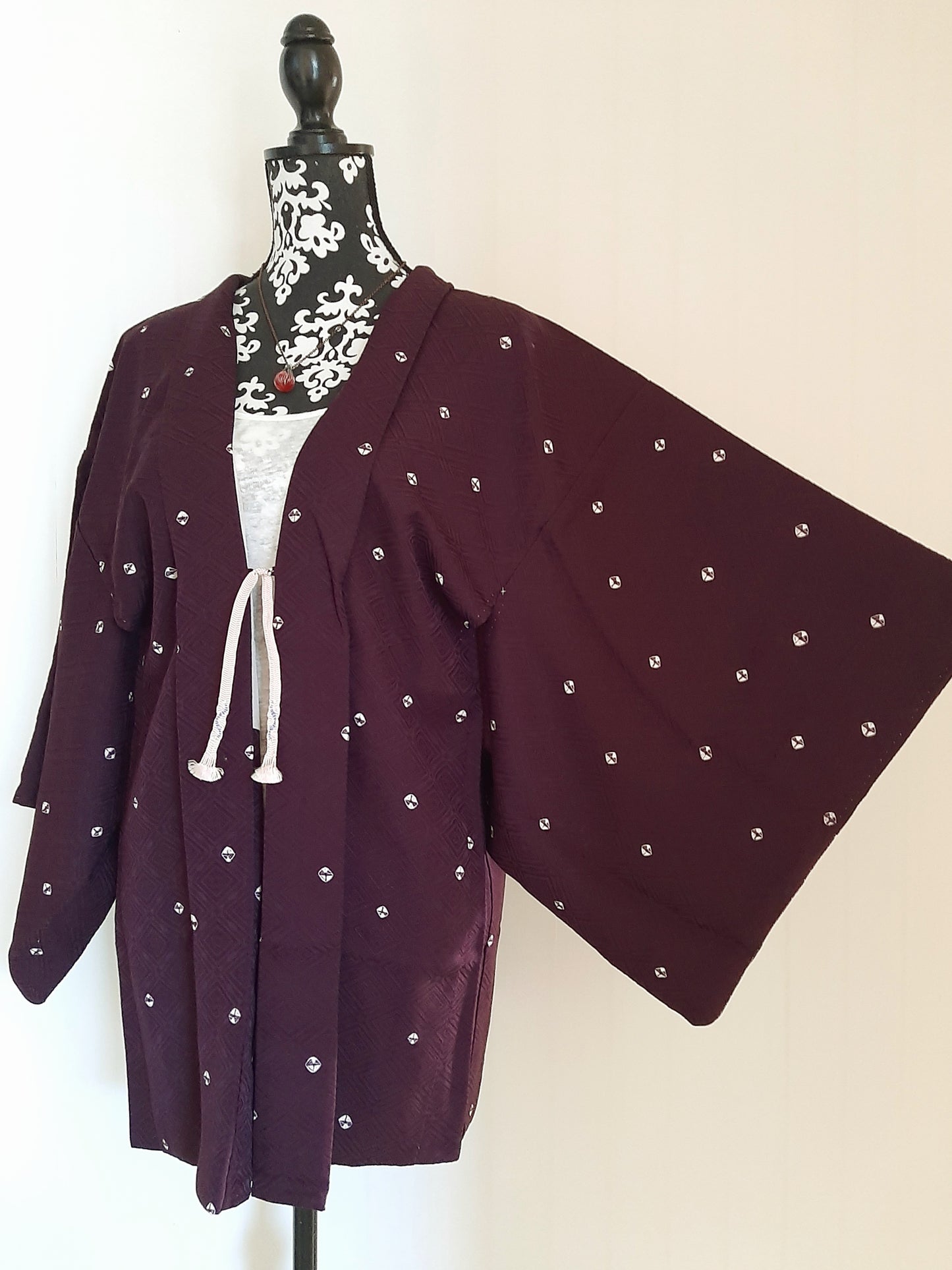 Japanese Vintage Silk Haori, Kimono jacket