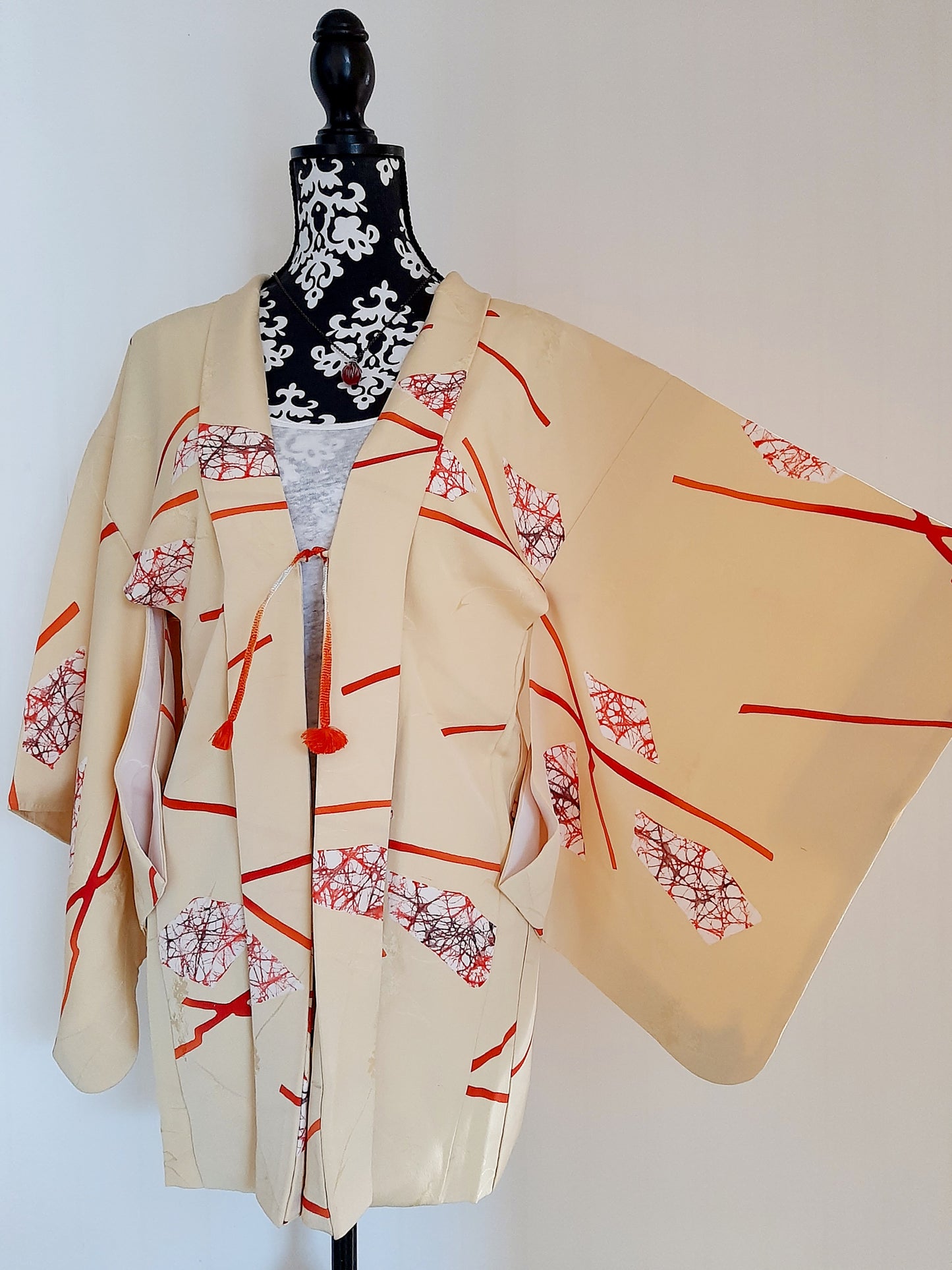 Japanese Vintage Silk Haori, Kimono jacket