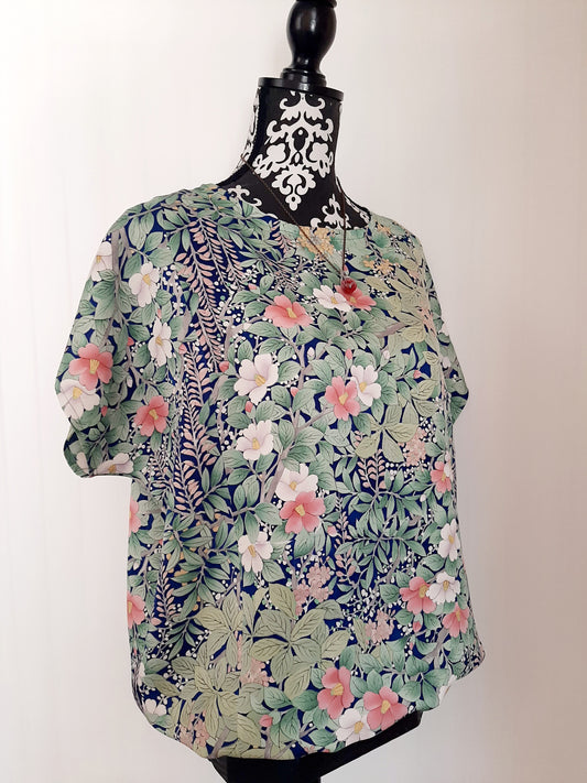 Vintage Kimono silk top