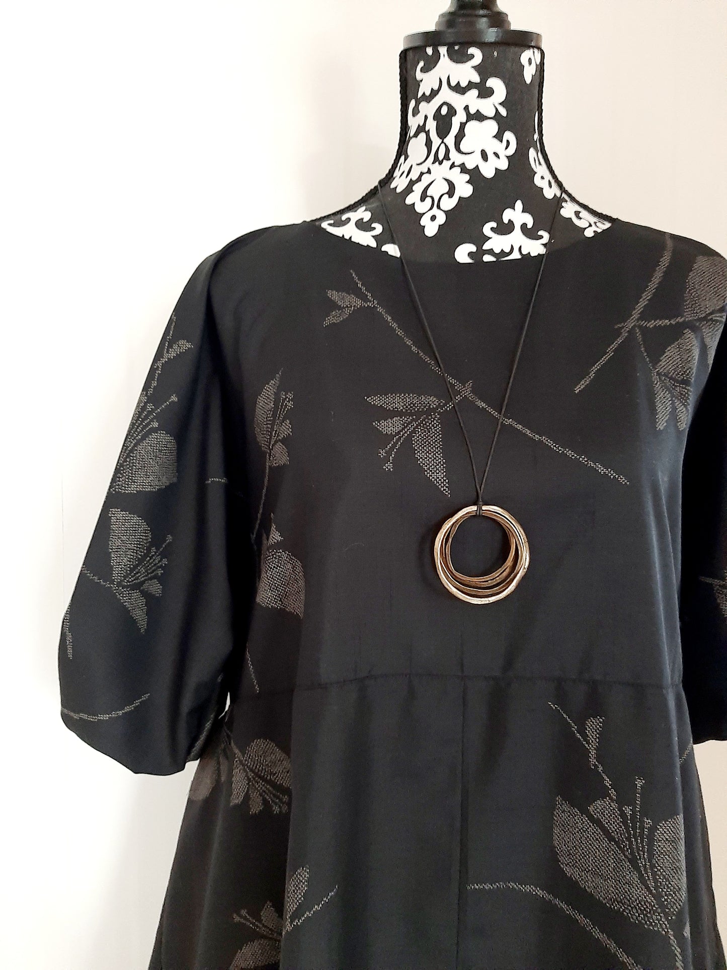 Vintage kimono silk dress